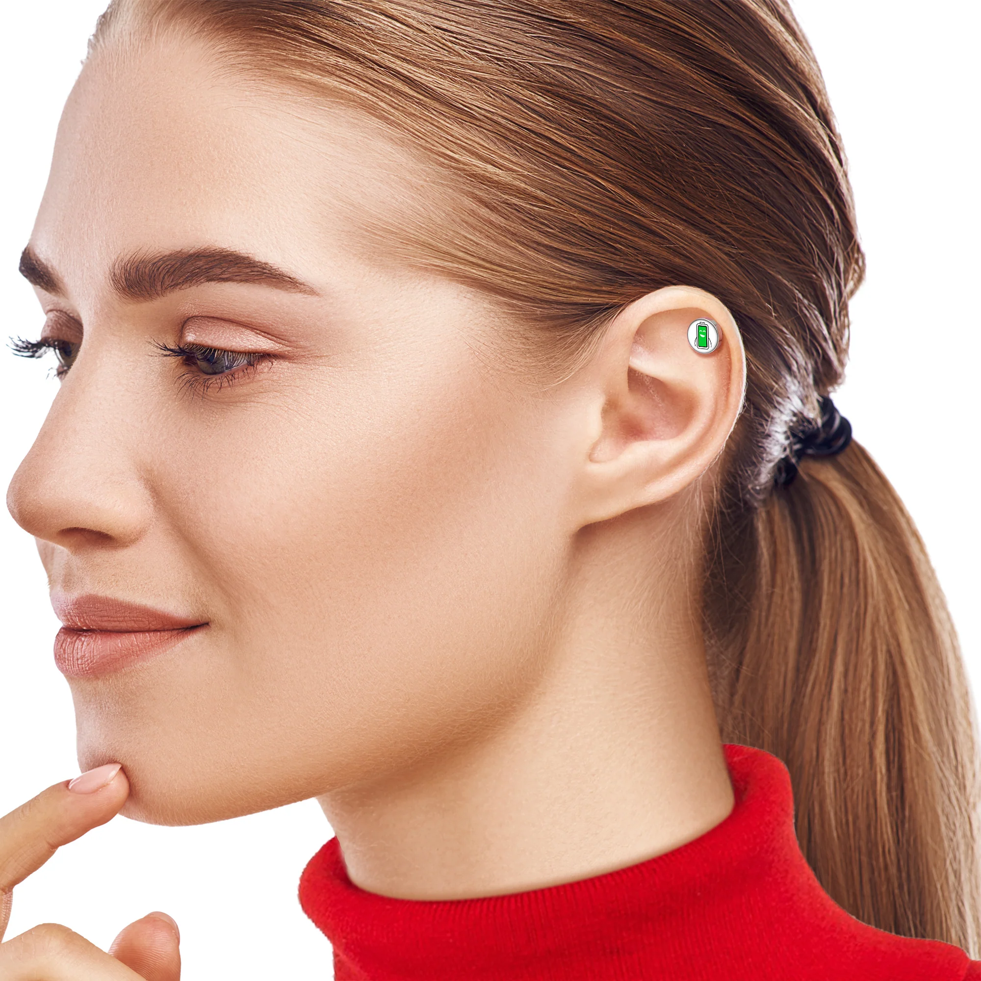 16G 1/4 Battery Full Cartilage Tragus Earring by Onyx O - Image 3