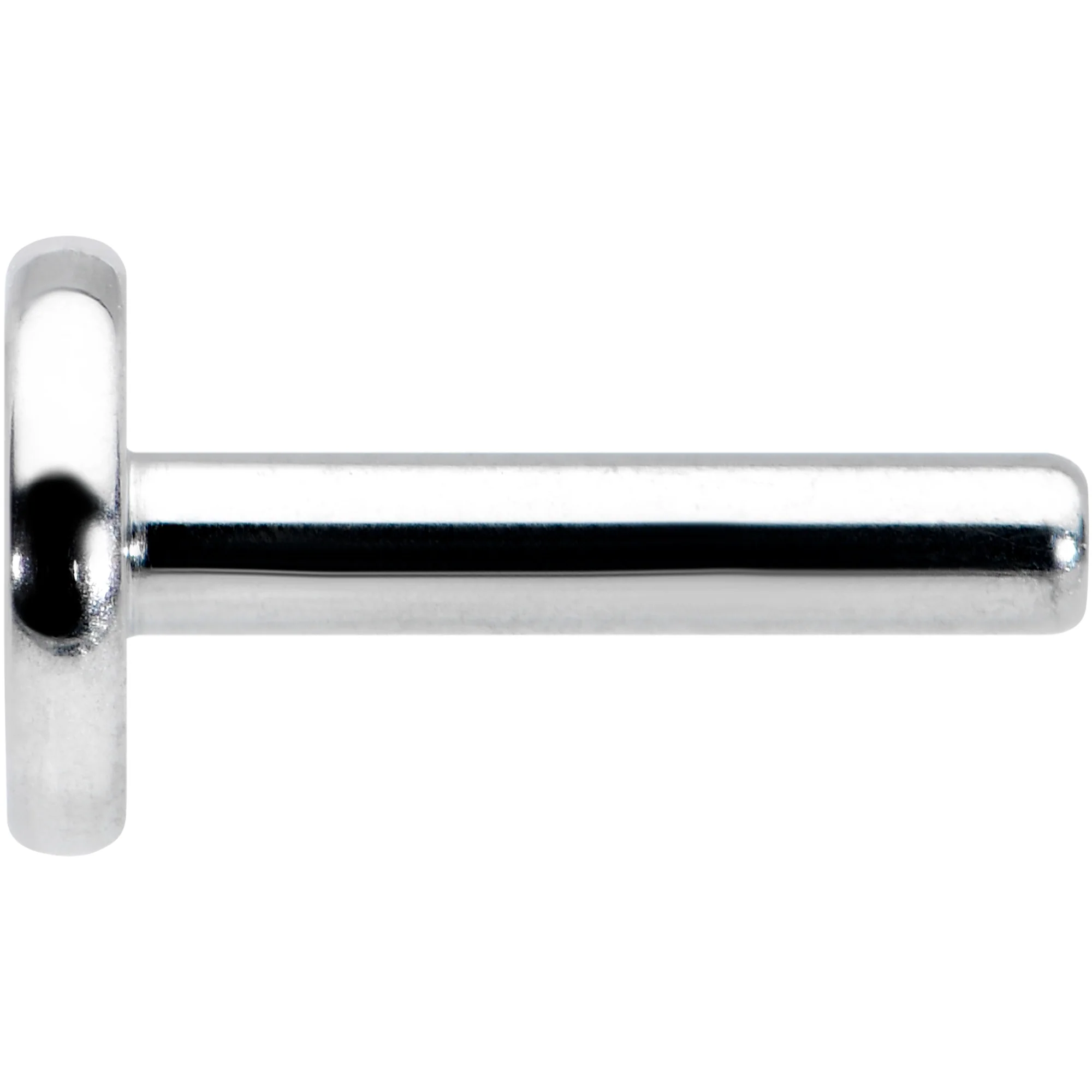 16G 1/4 G23 Titanium Threadless Post Only Labret Tragus - Image 2