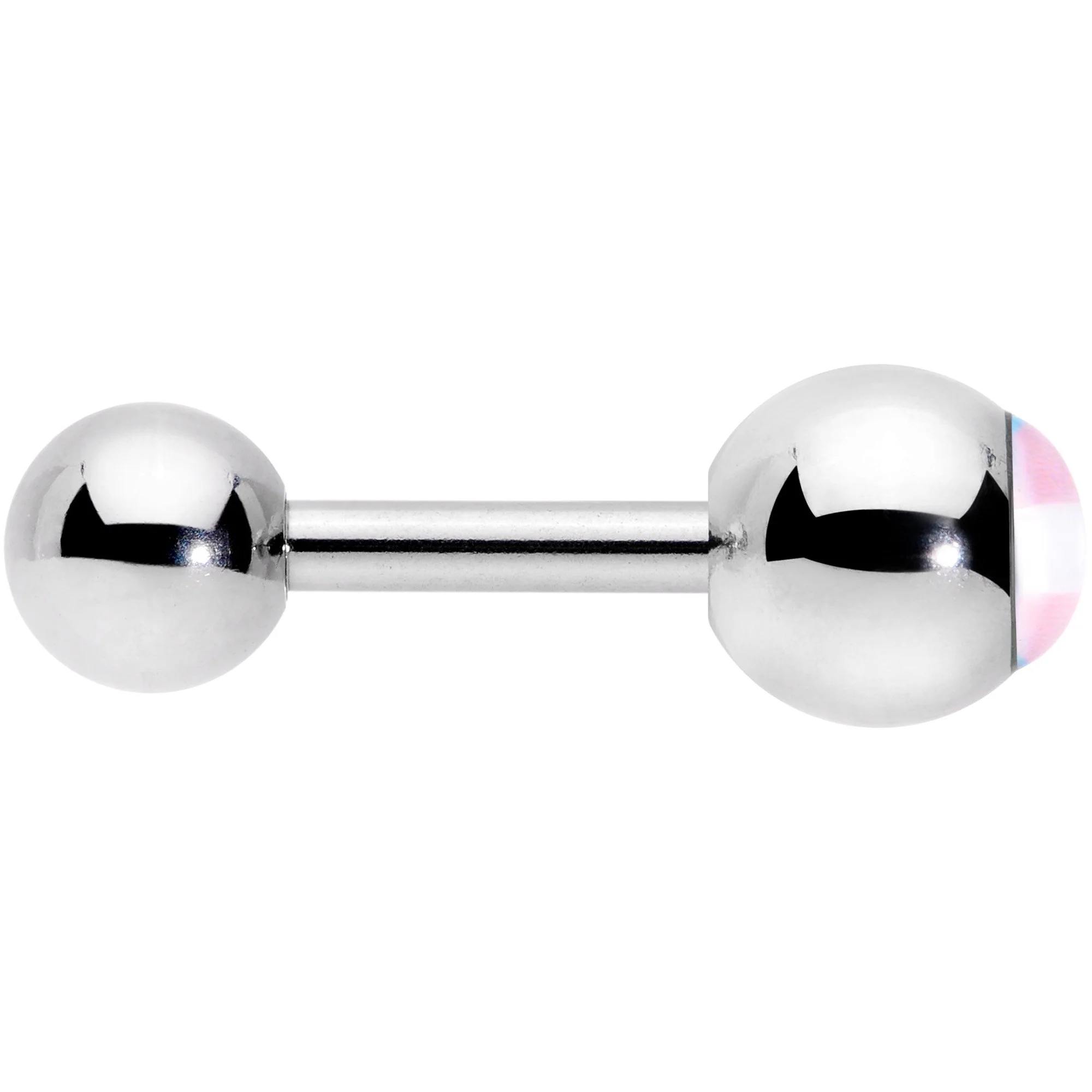 16G 1/4 Pink Blue Transgender Pride Flag Cartilage Tragus Earring - Image 3