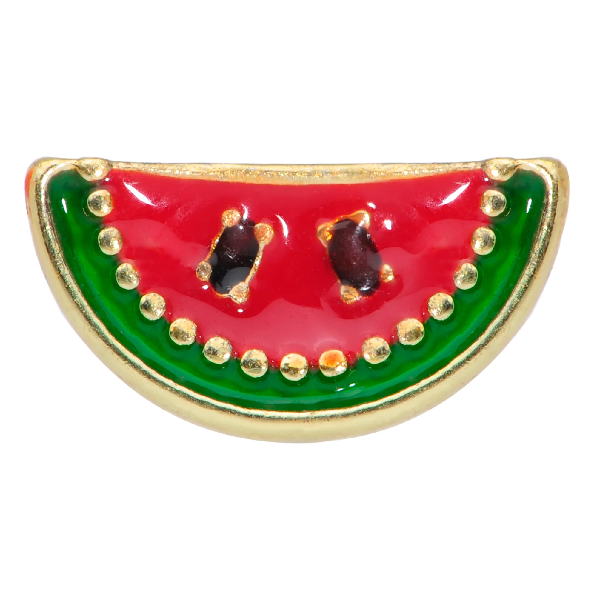 16G 1/4 Red Green Tasty Fruit Watermelon Cartilage Tragus - Image 2