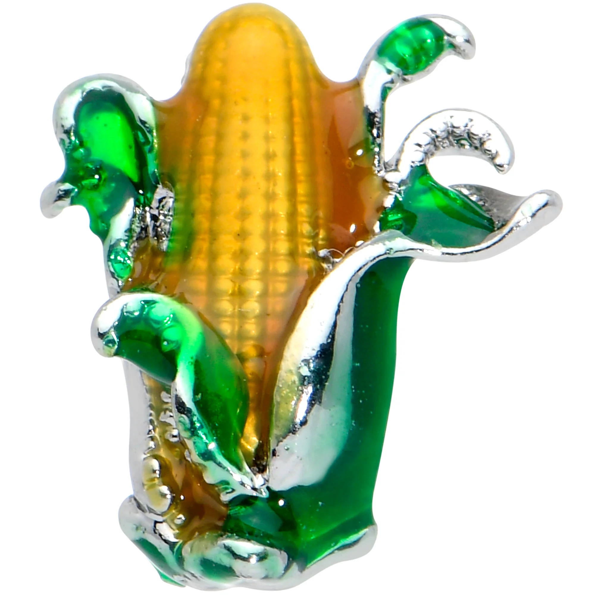 16G 1/4 Summer Corn on the Cob Cartilage Tragus Earring - Image 2
