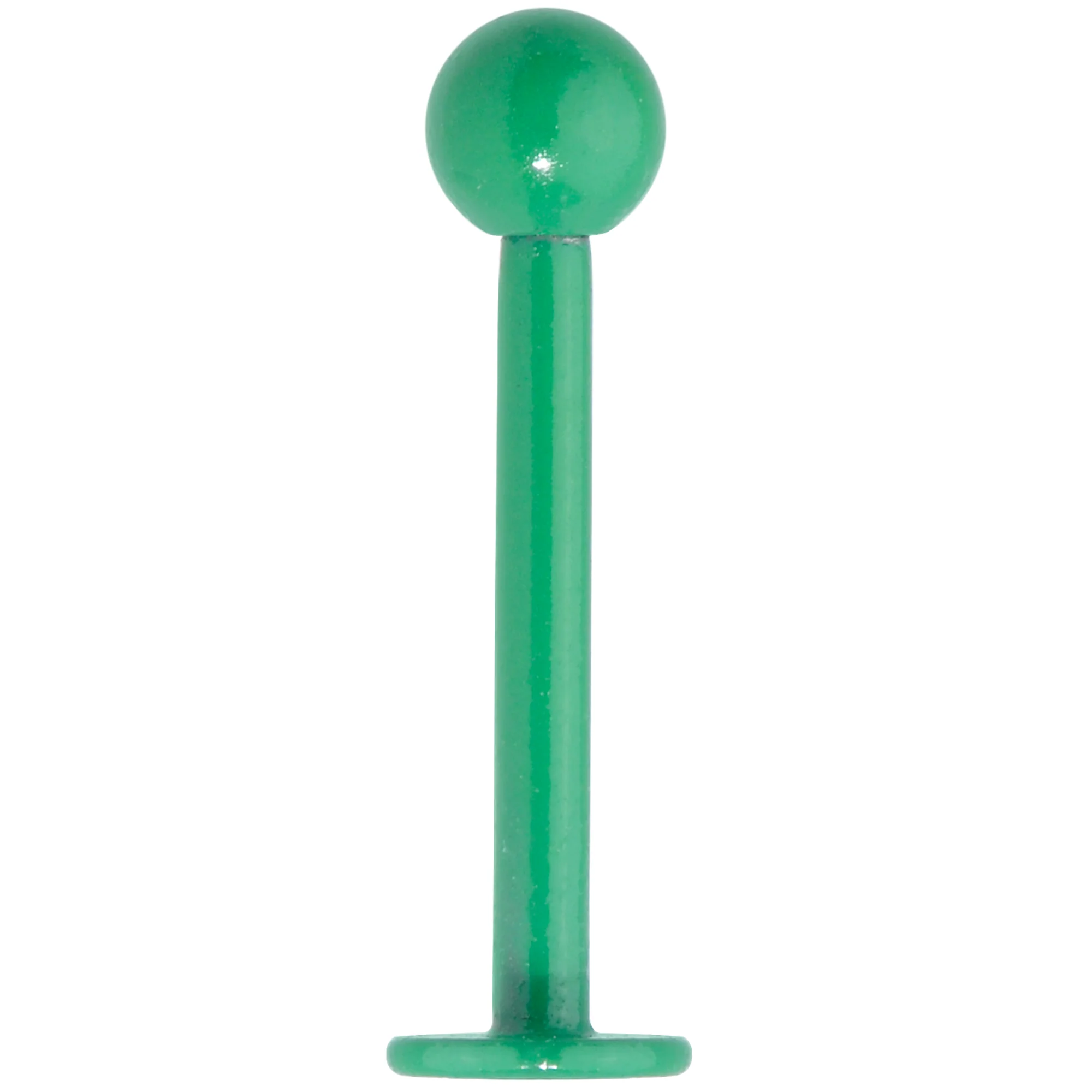 16G 3/8 Teal Green Glow In The Dark Effect Labret Monroe - Image 3