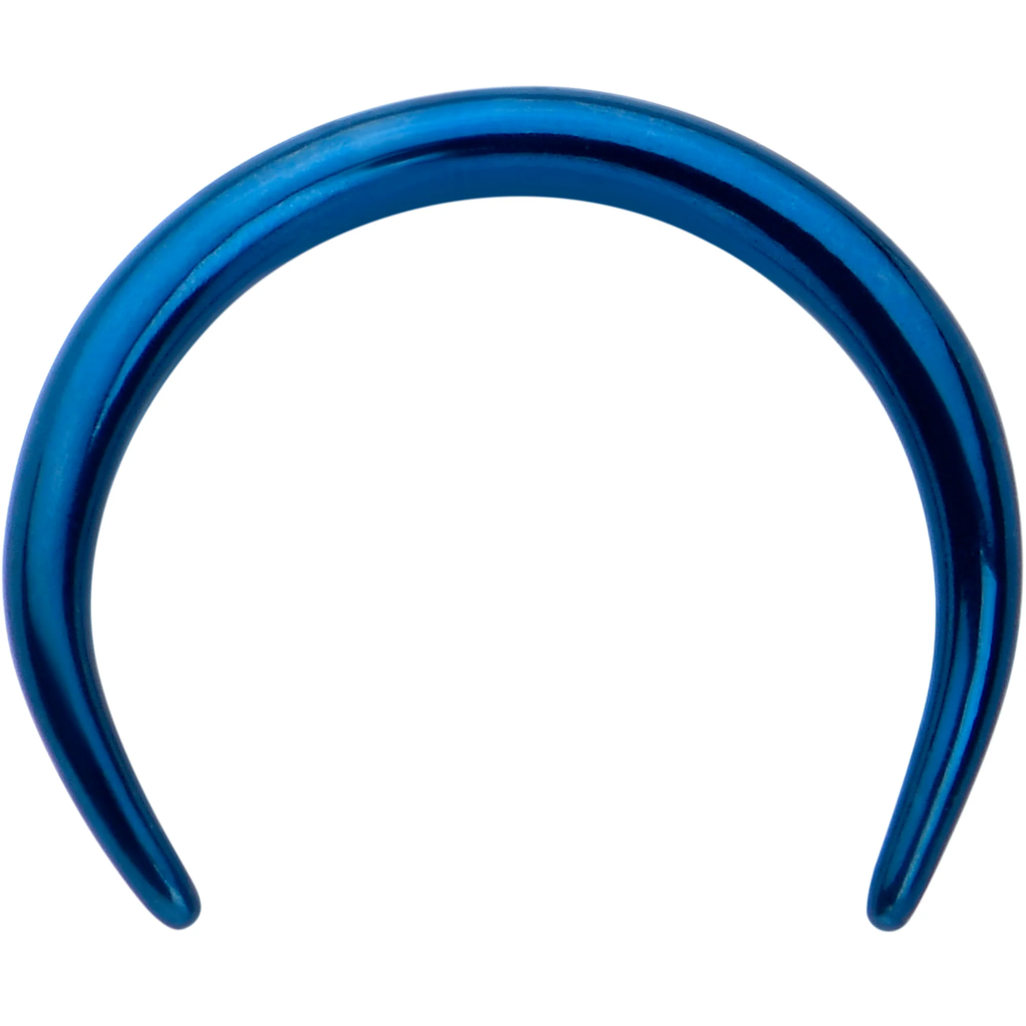 16G 5/16 Blue Pincher Crescent Taper - Image 2