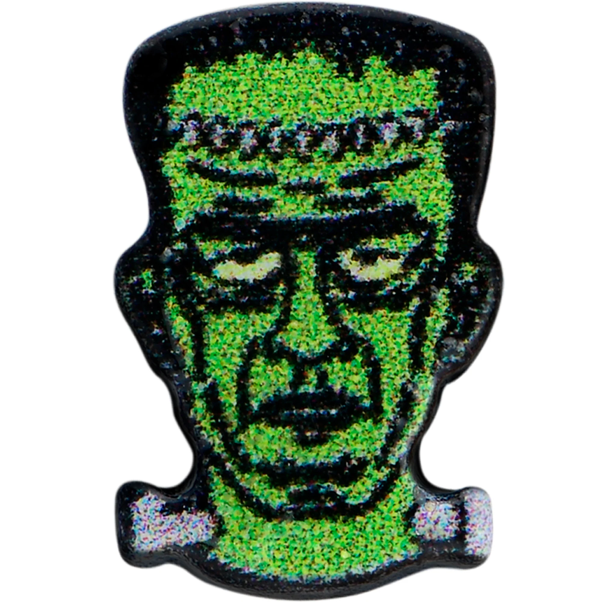 16G 5/16 Frankenstein Head Green Glow in the Dark Labret Tragus - Image 2
