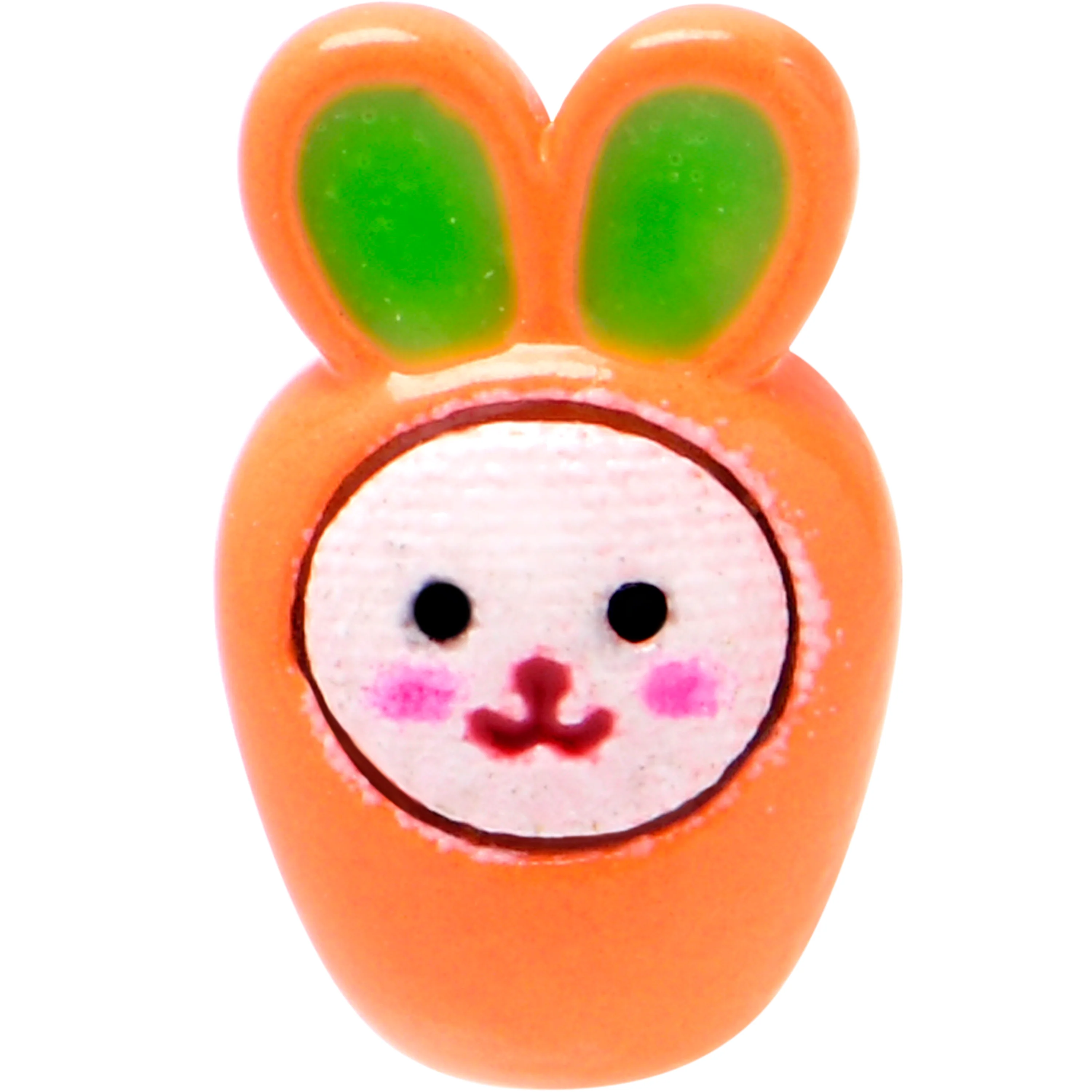16G 5/16 Surprise Carrot Easter Bunny Labret Monroe Tragus - Image 2