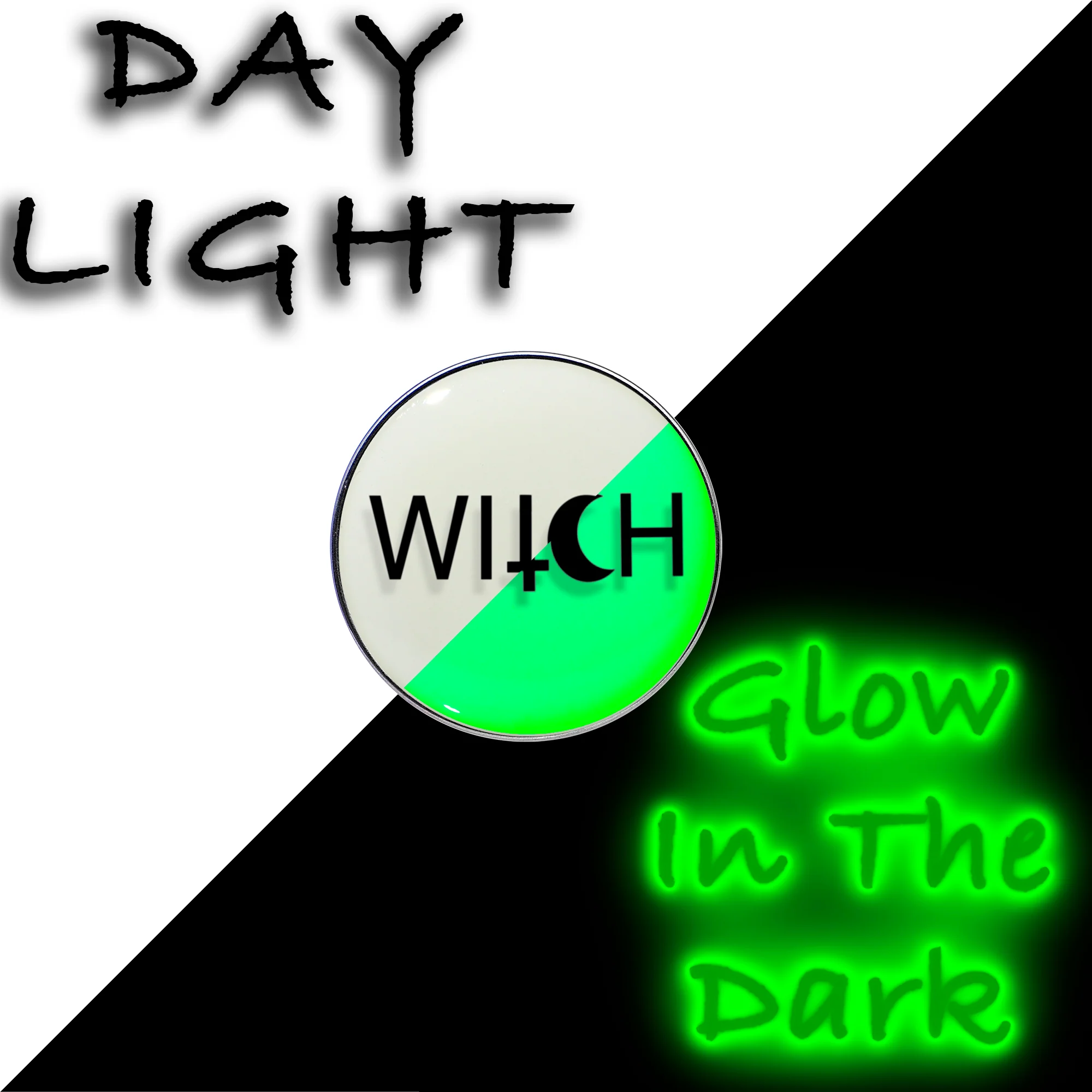 16G Glow in the Dark Mystical Witch Tragus Cartilage Earring by Onyx O - Image 2