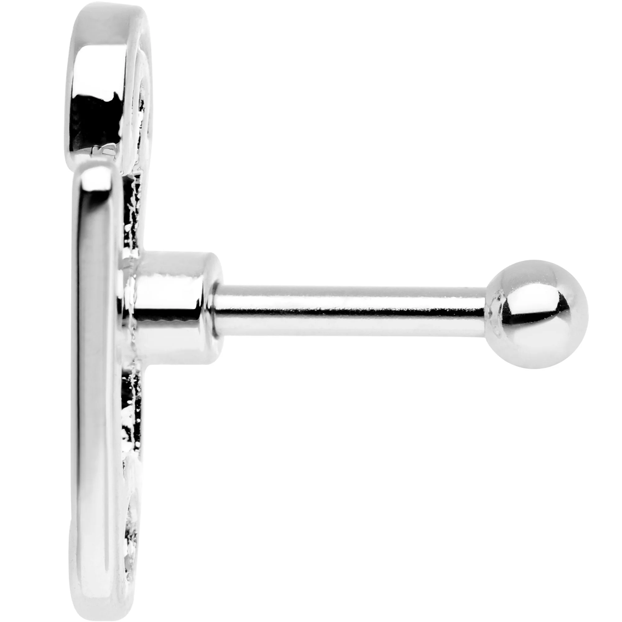 16G Open Safety Pin Tragus Cartilage Earring - Image 3