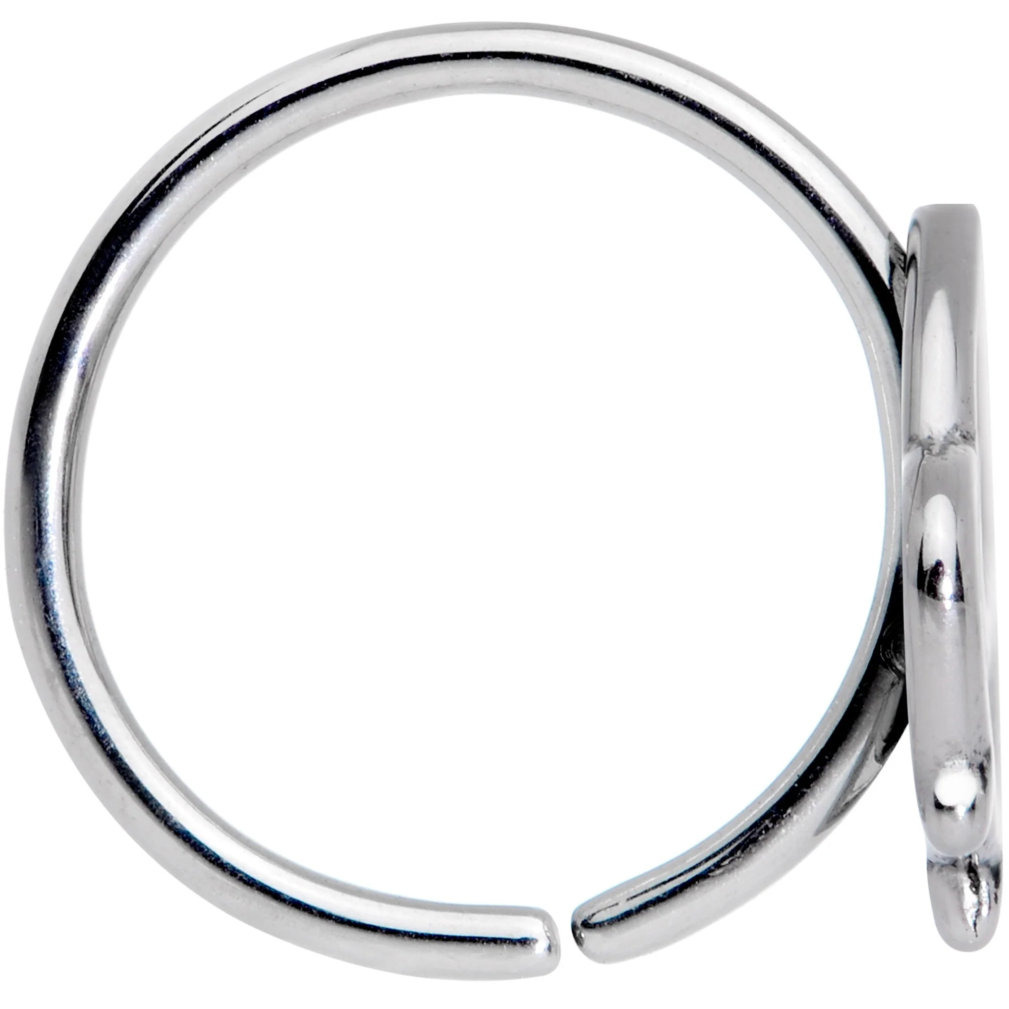 20G 5/16 Alien Spacecraft UFO Seamless Circular Ring - Image 3