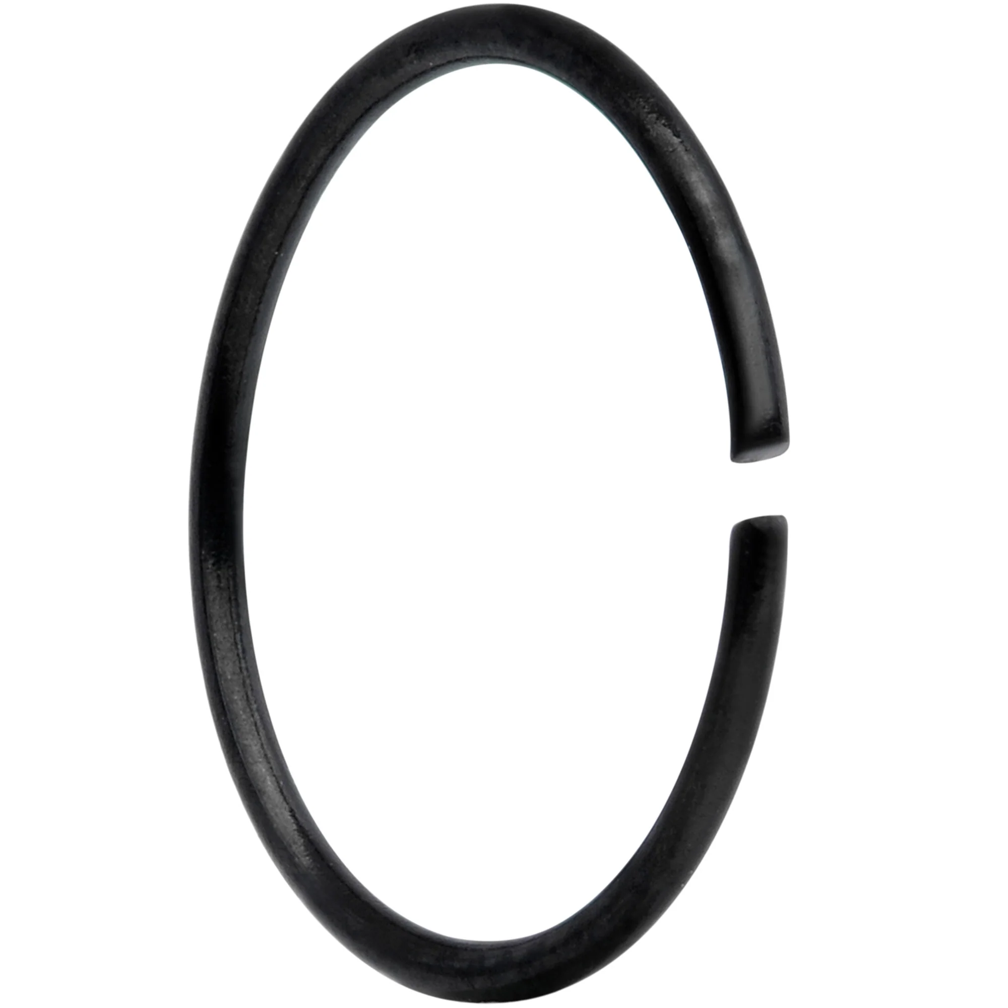 22G 5/16 Black Anodized Seamless Circular Ring Set of 12 - Image 2
