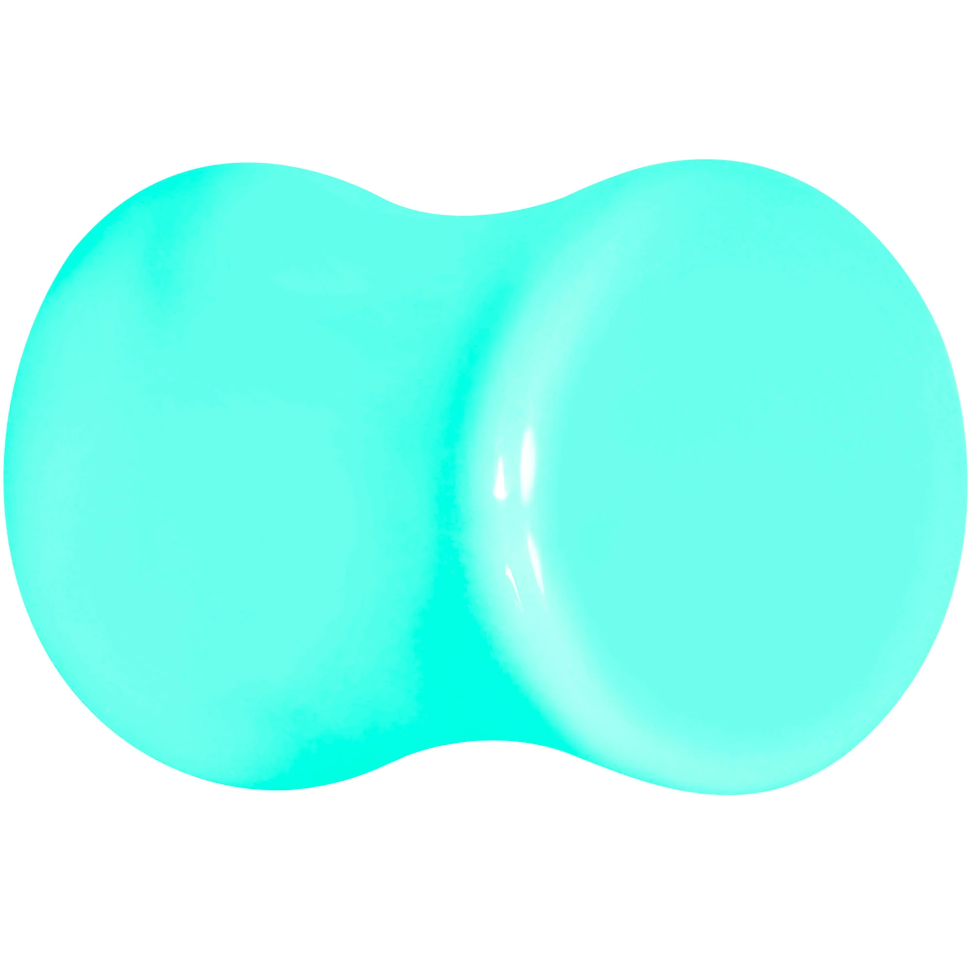 Aqua Acrylic Saddle Plug Set 8G to 00G - Image 3