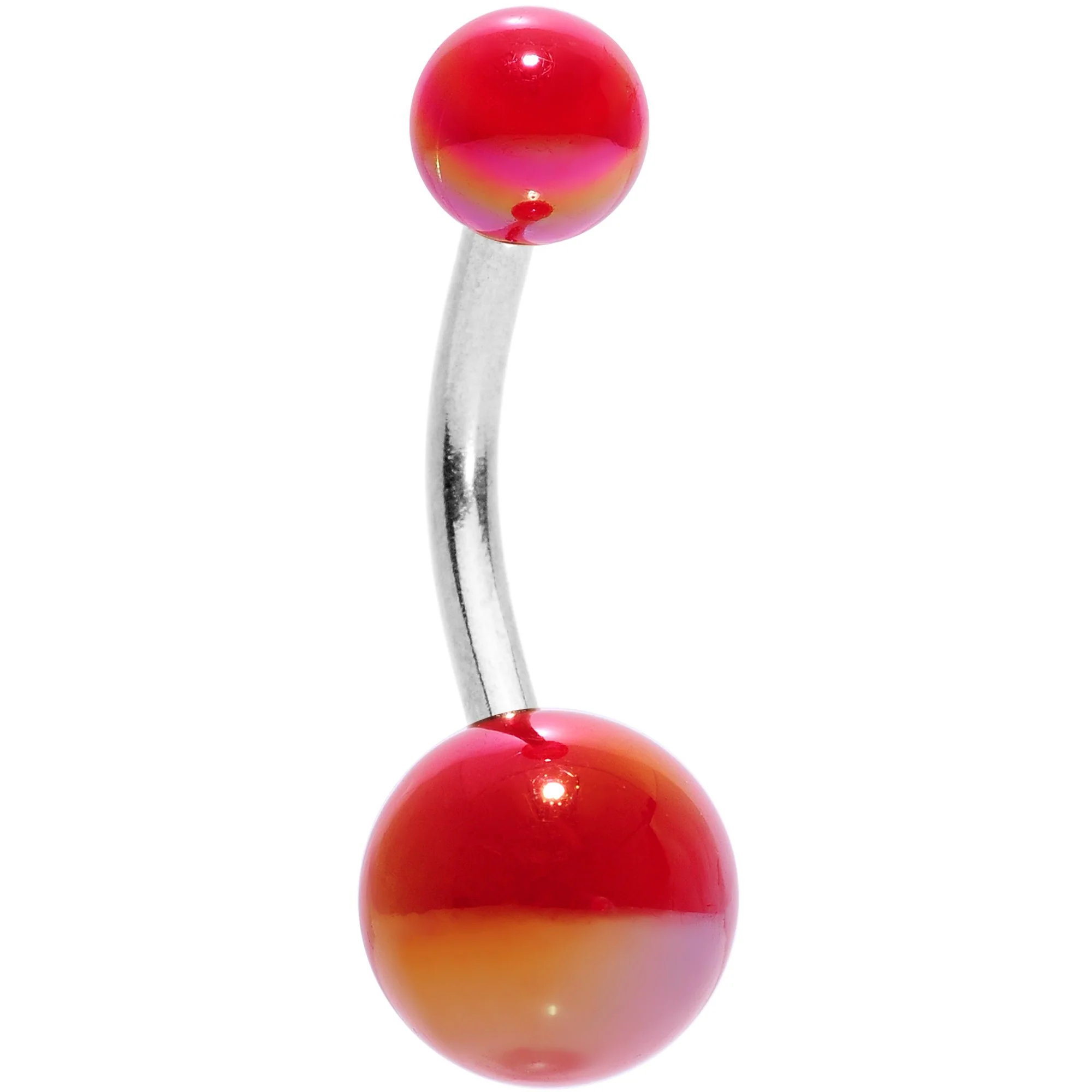 Aurora Gem Variety Bulldog Belly Ring Set of 4 - Image 4