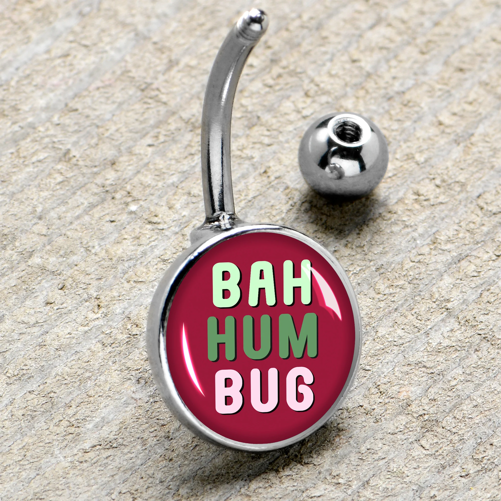 Bah Humbug Holiday Grouch Belly Ring by Onyx O - Image 4