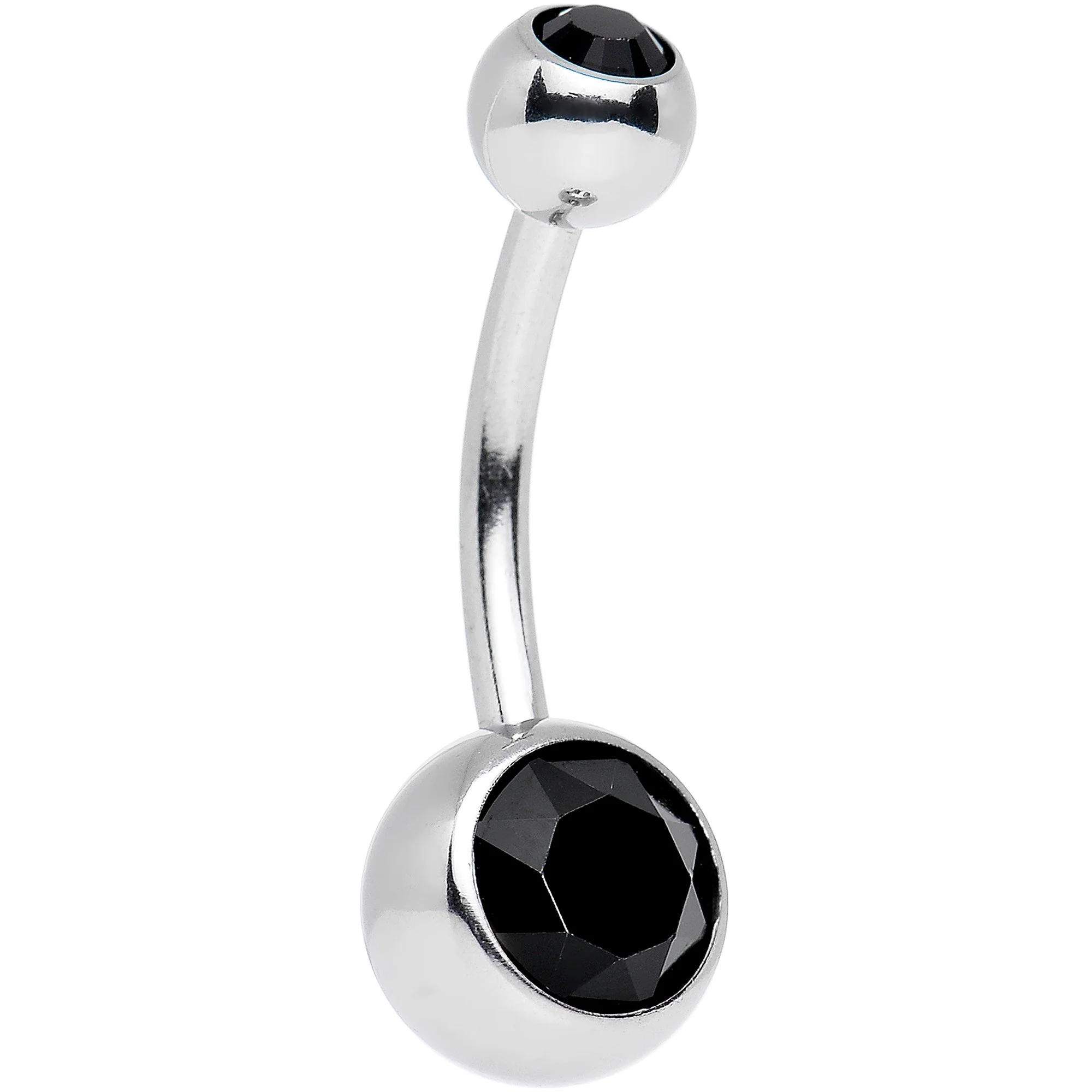 Black Gem Cosmic Treasure Trove Belly Ring Set of 4 - Image 4