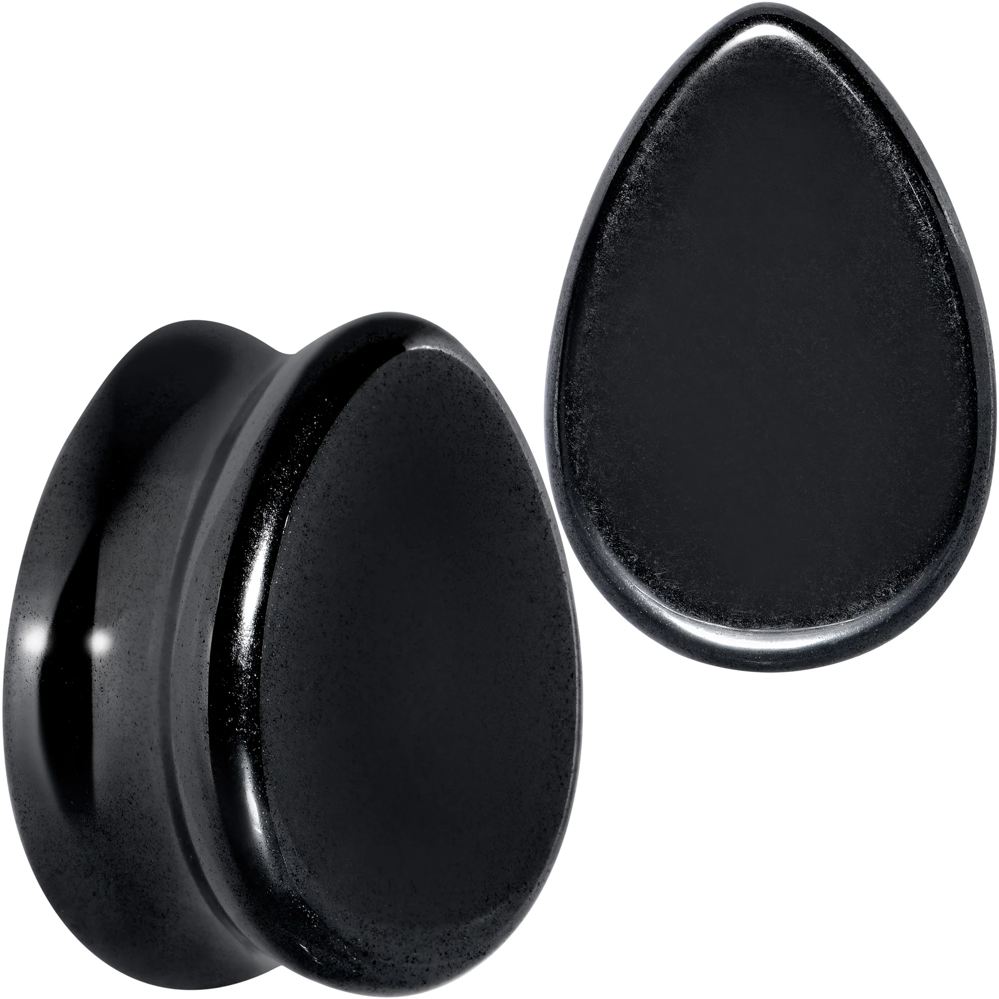 Black Hematite Stone Drop Saddle Plug Set - Image 12