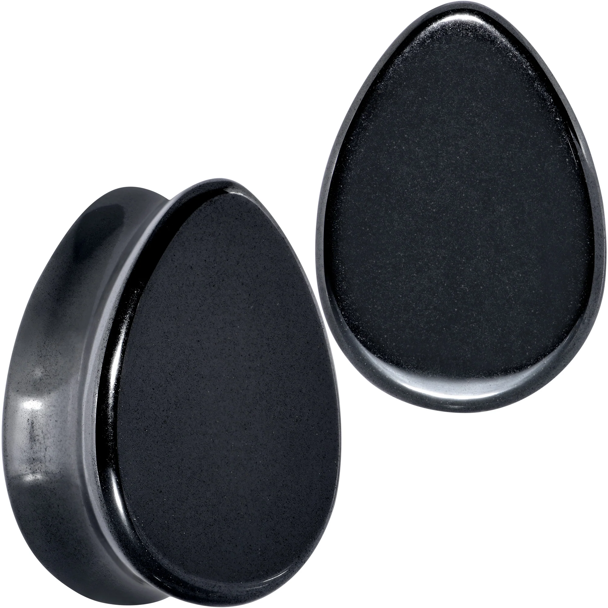 Black Hematite Stone Drop Saddle Plug Set - Image 14