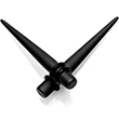 Black Matte Acrylic Straight Taper Set Available in Sizes 12G to 00G - Image 11