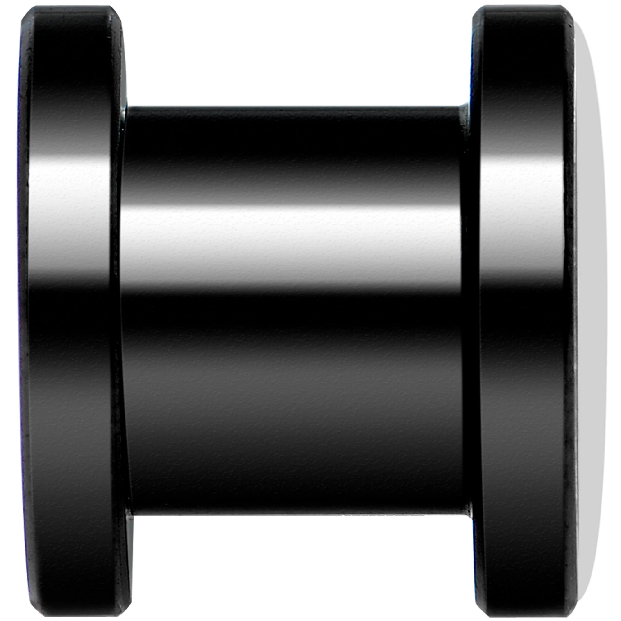 Black White Owl Black Anodized Screw Fit Plug Set 0G - Image 3