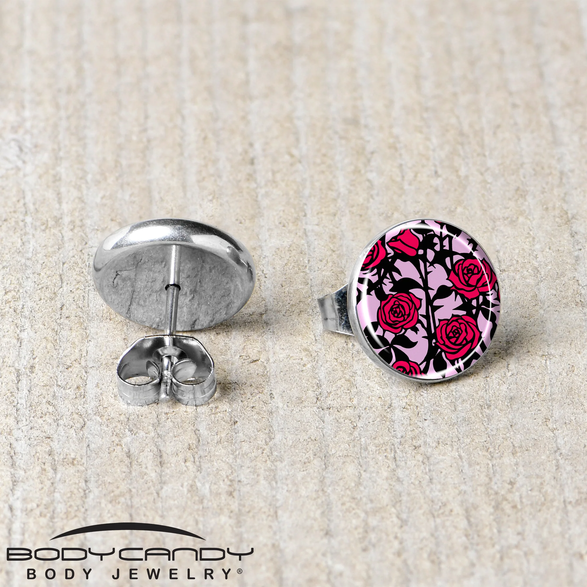 Blossom Creation Floral Love of Roses Stud Earrings by Onyx O - Image 5
