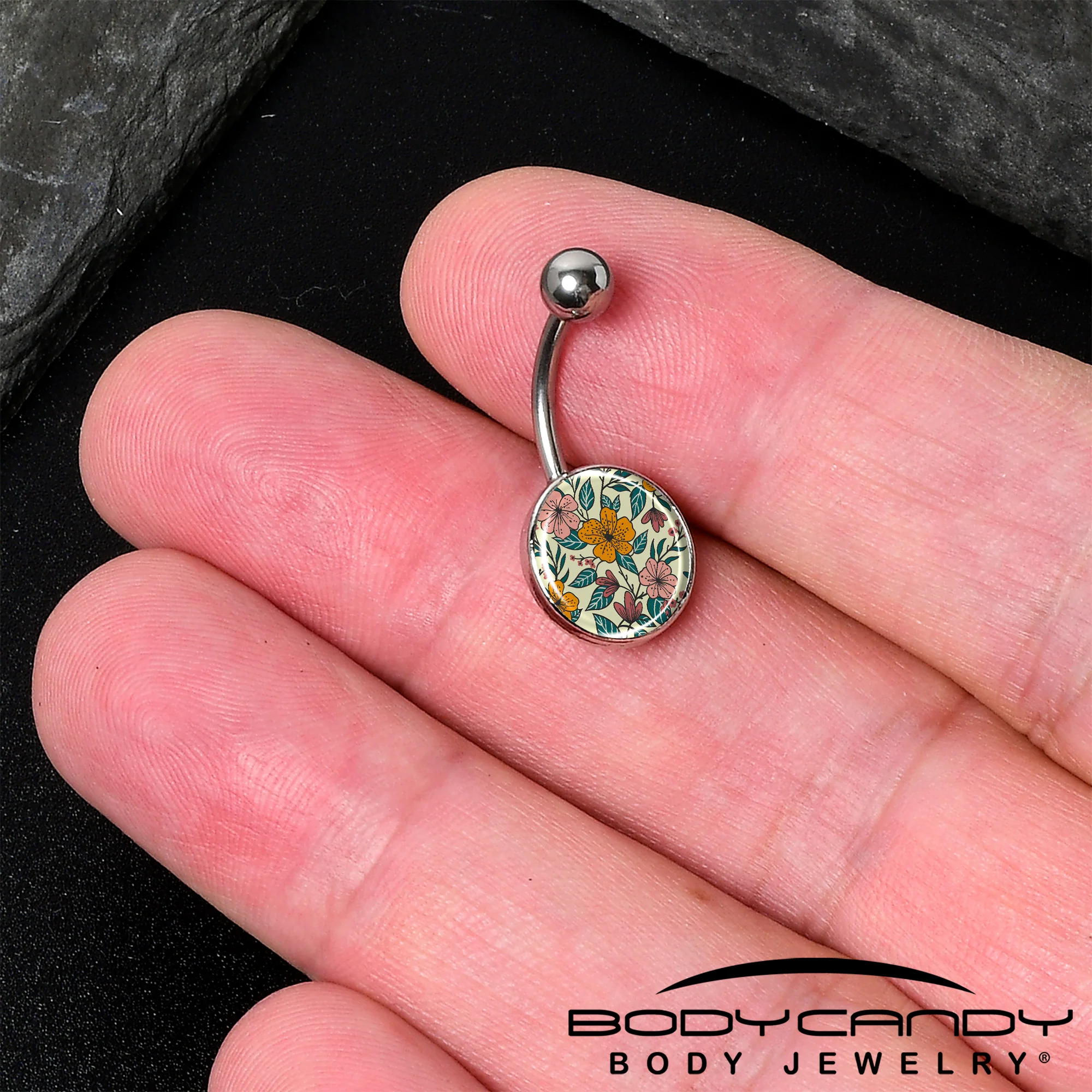 Blossom Creation Wildflower Flowers Belly Ring by Onyx O - Image 2