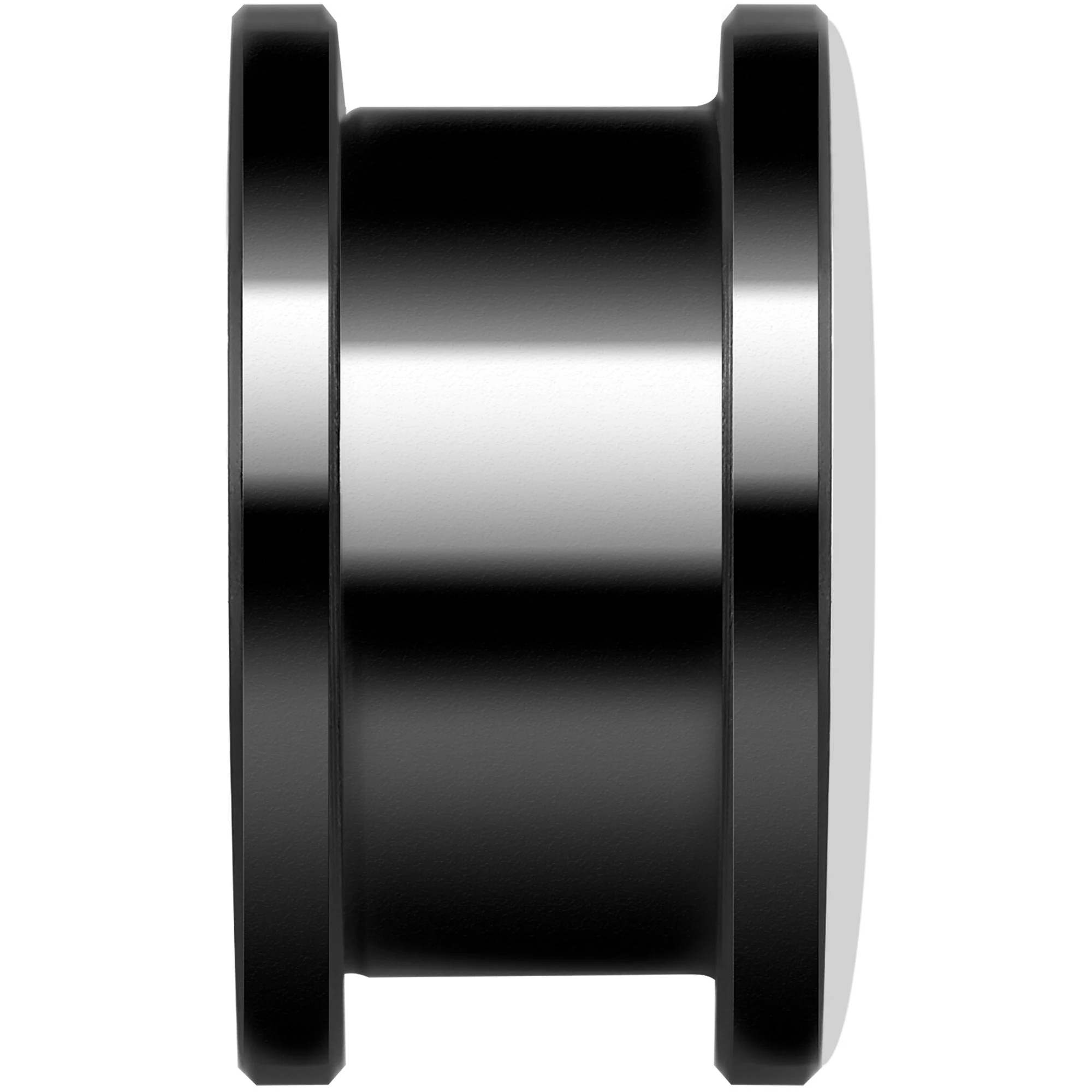 Blue Orange Tribal Print Black Anodized Screw Fit Plug Set 5/8 - Image 3