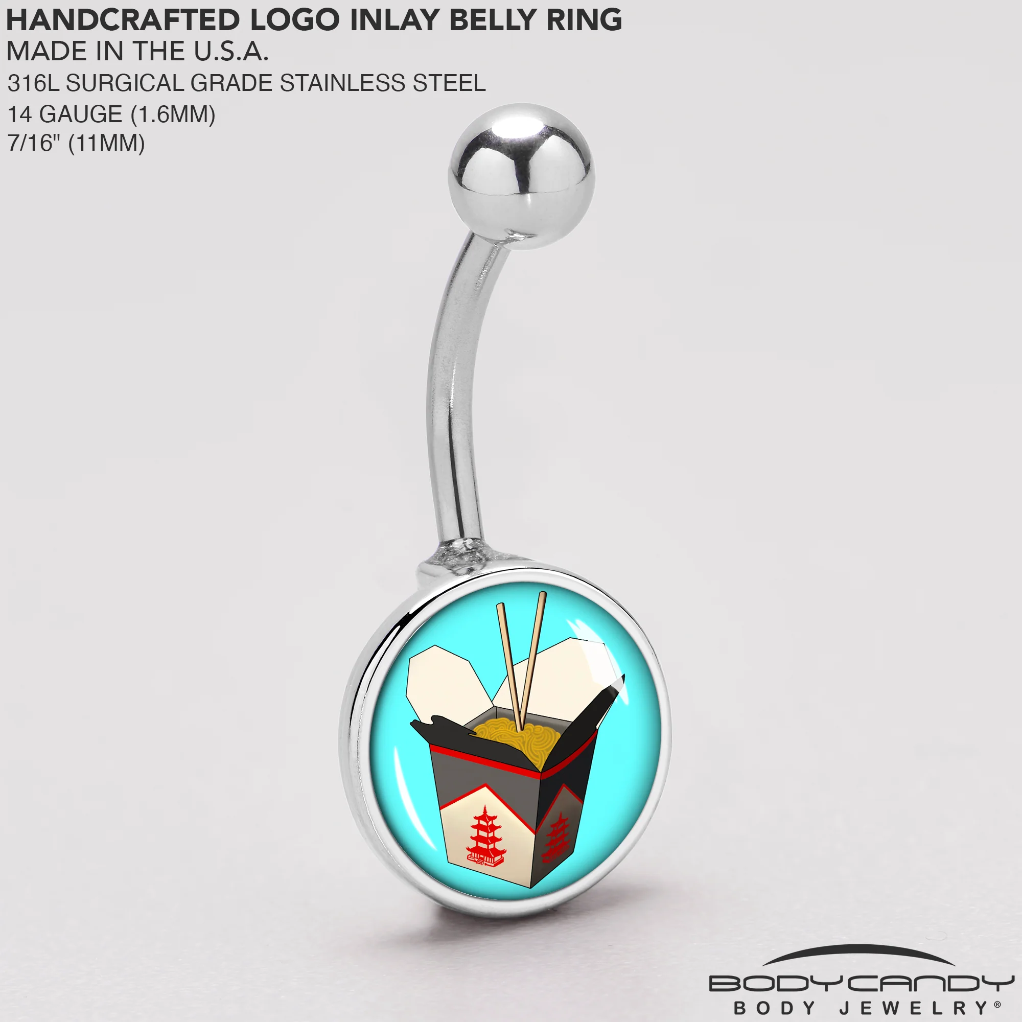 Chinese Take Out Belly Ring by Onyx O - Image 5