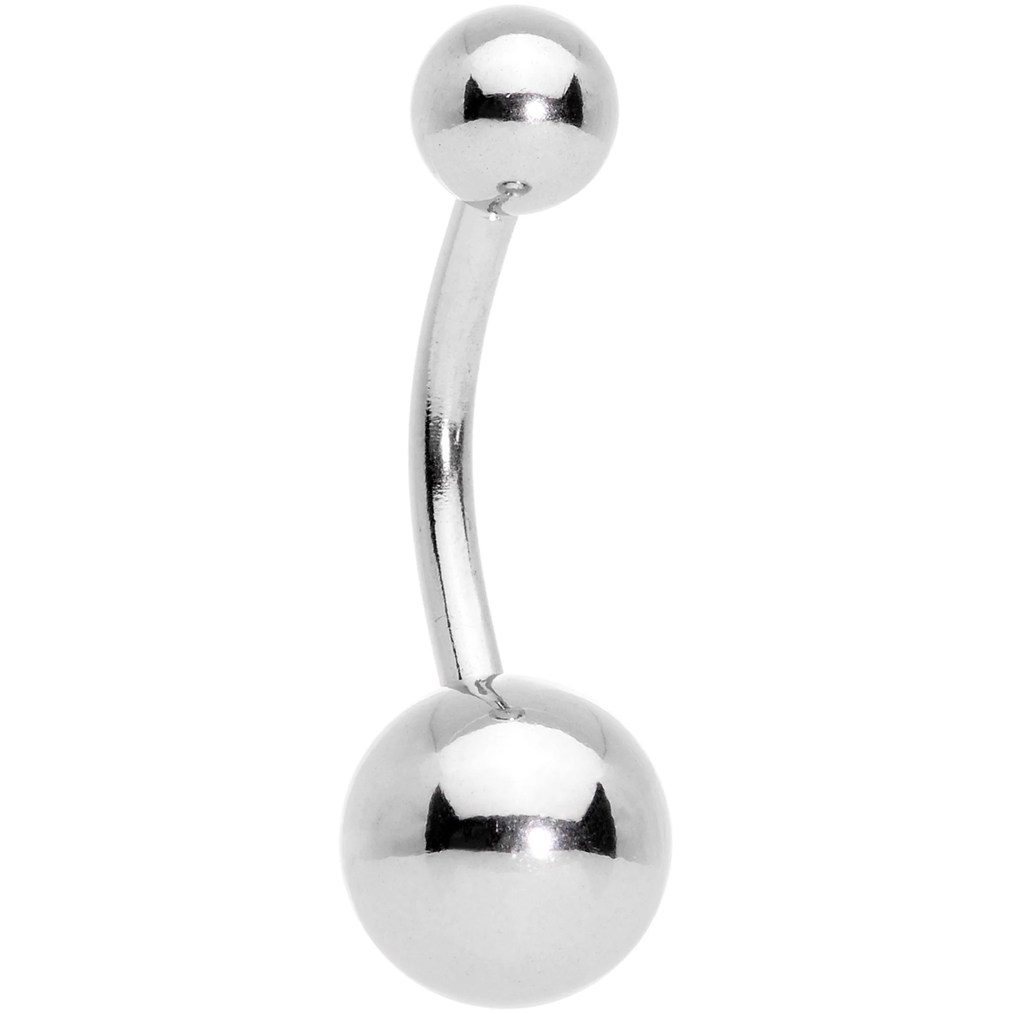 Clear Gem Gold Tone Red Holiday Cupcake Belly Ring Set of 4 - Image 5