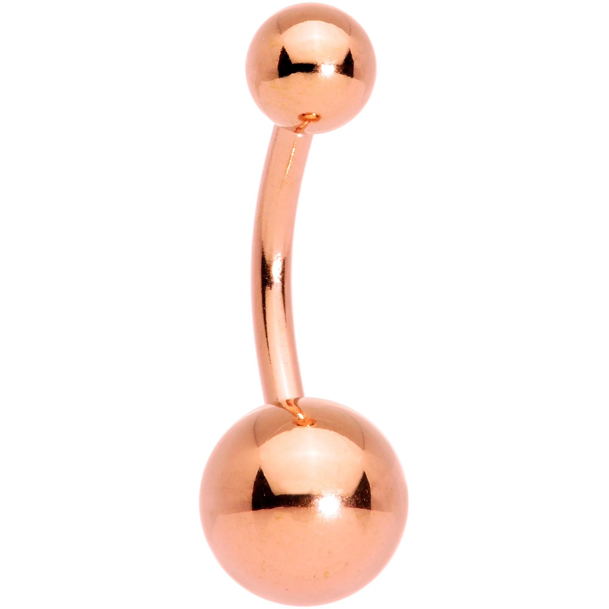 Clear Gem White Faux Druzy Rose Gold Tone Flower Belly Ring Set of 4 - Image 5