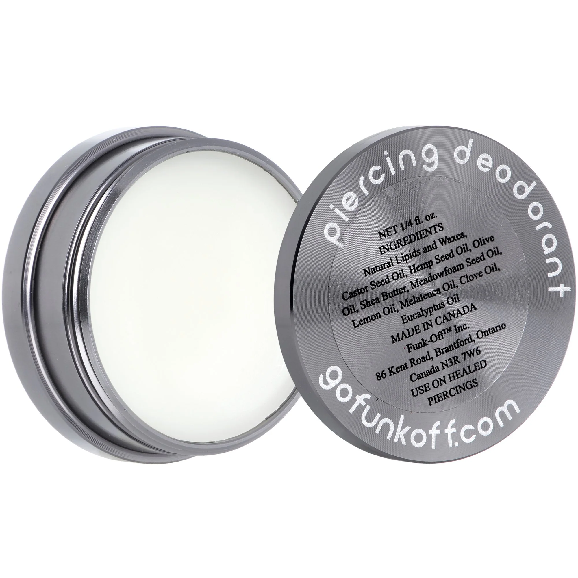 Dark Silver Funk-Off Piercing Deodorant - Image 3