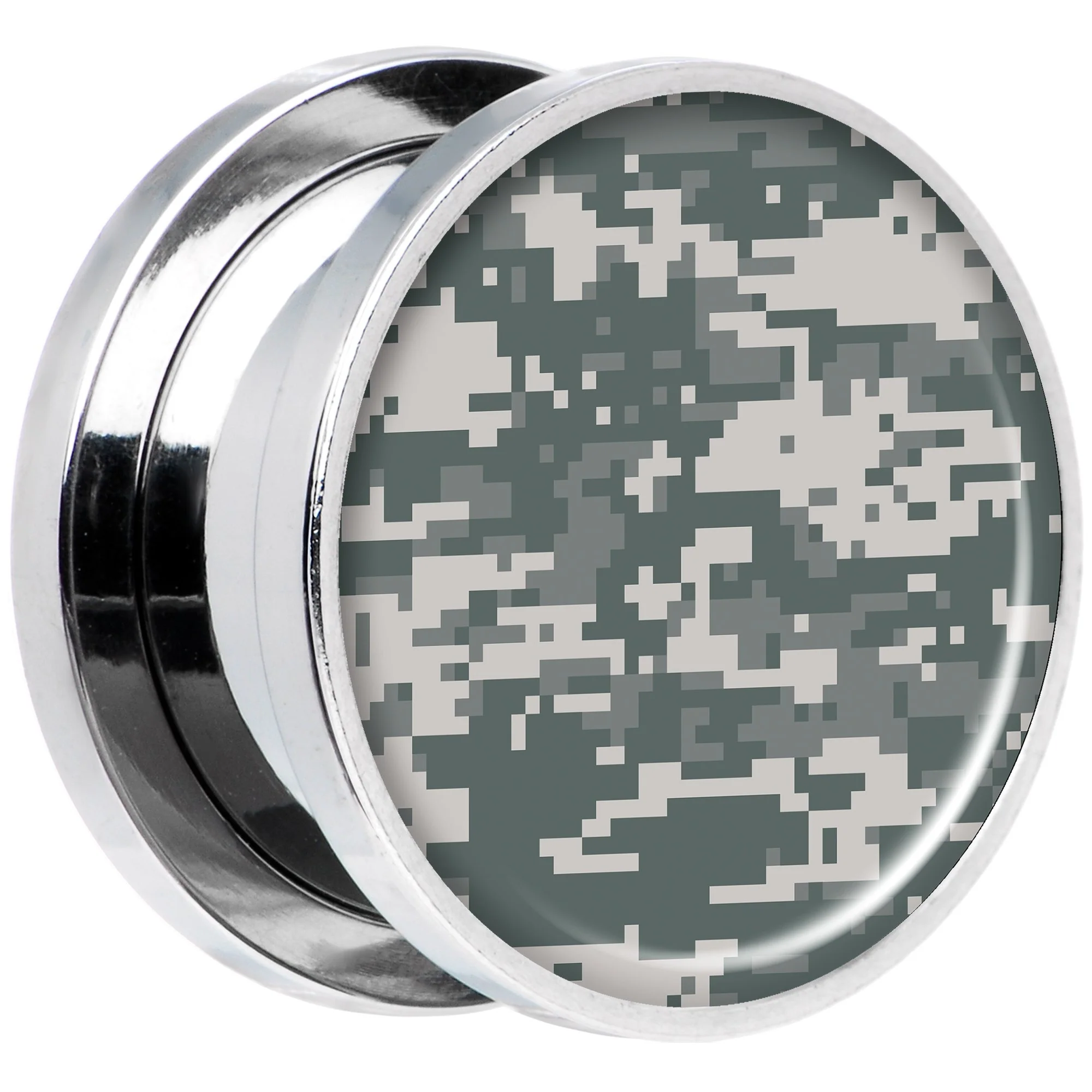 Digital Camo Print Steel Screw Fit Plug Set 5/8 - Image 2
