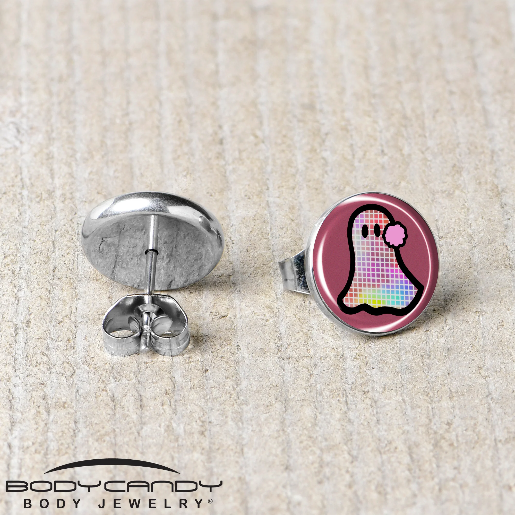 Disco Spirit Ghost Stud Earrings by Onyx O - Image 5