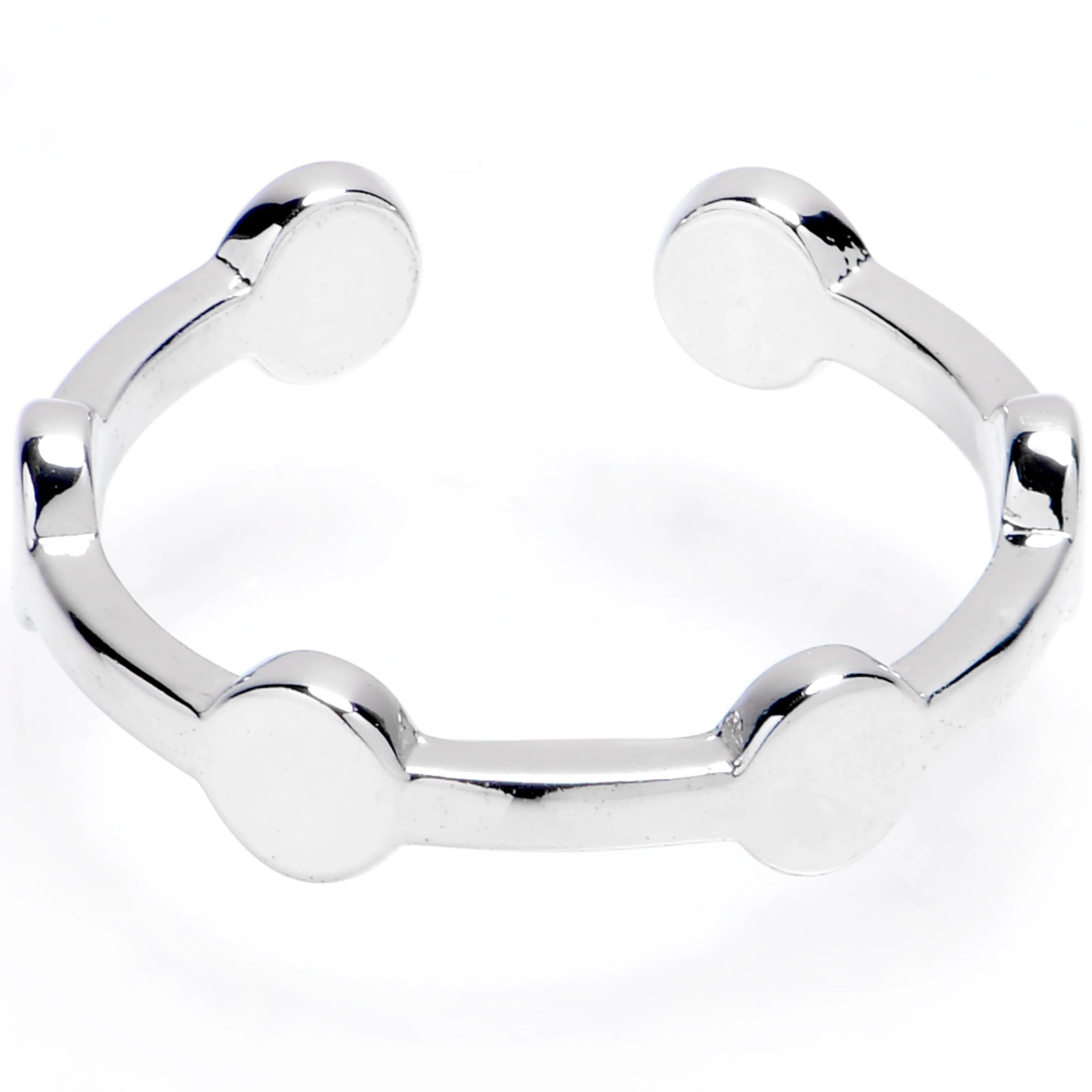 Discs Of Style Adjustable Toe Ring