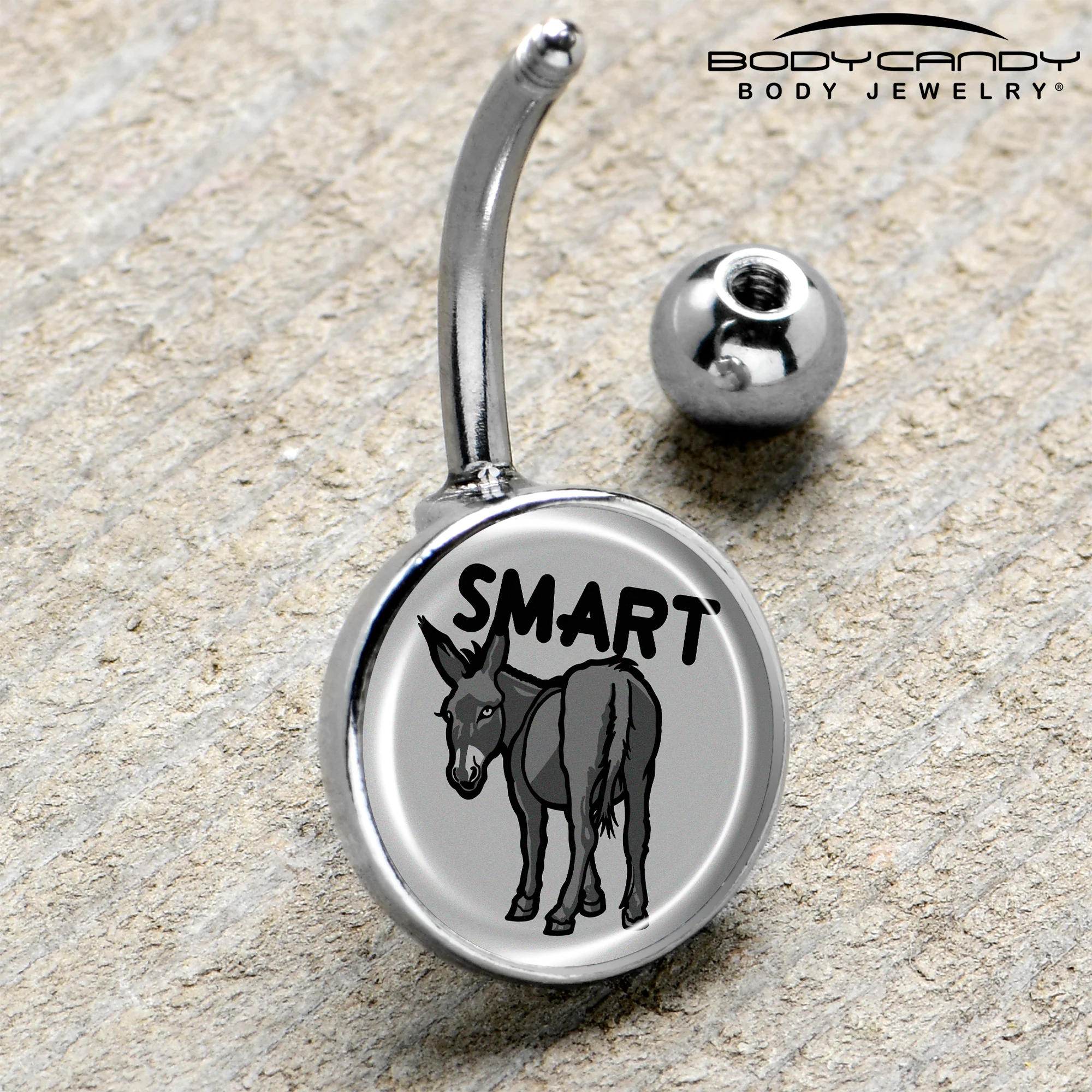 Donkey Smart Ass Belly Ring by Onyx O - Image 4