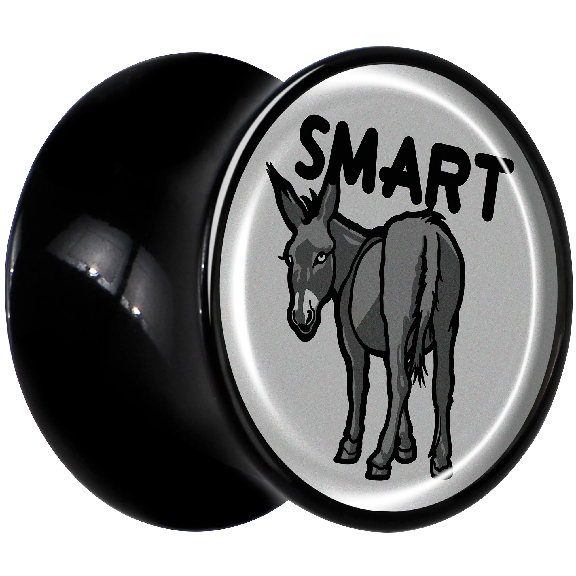 Donkey Smart Ass Black Acrylic Saddle Plug Set by Onyx O - Image 3