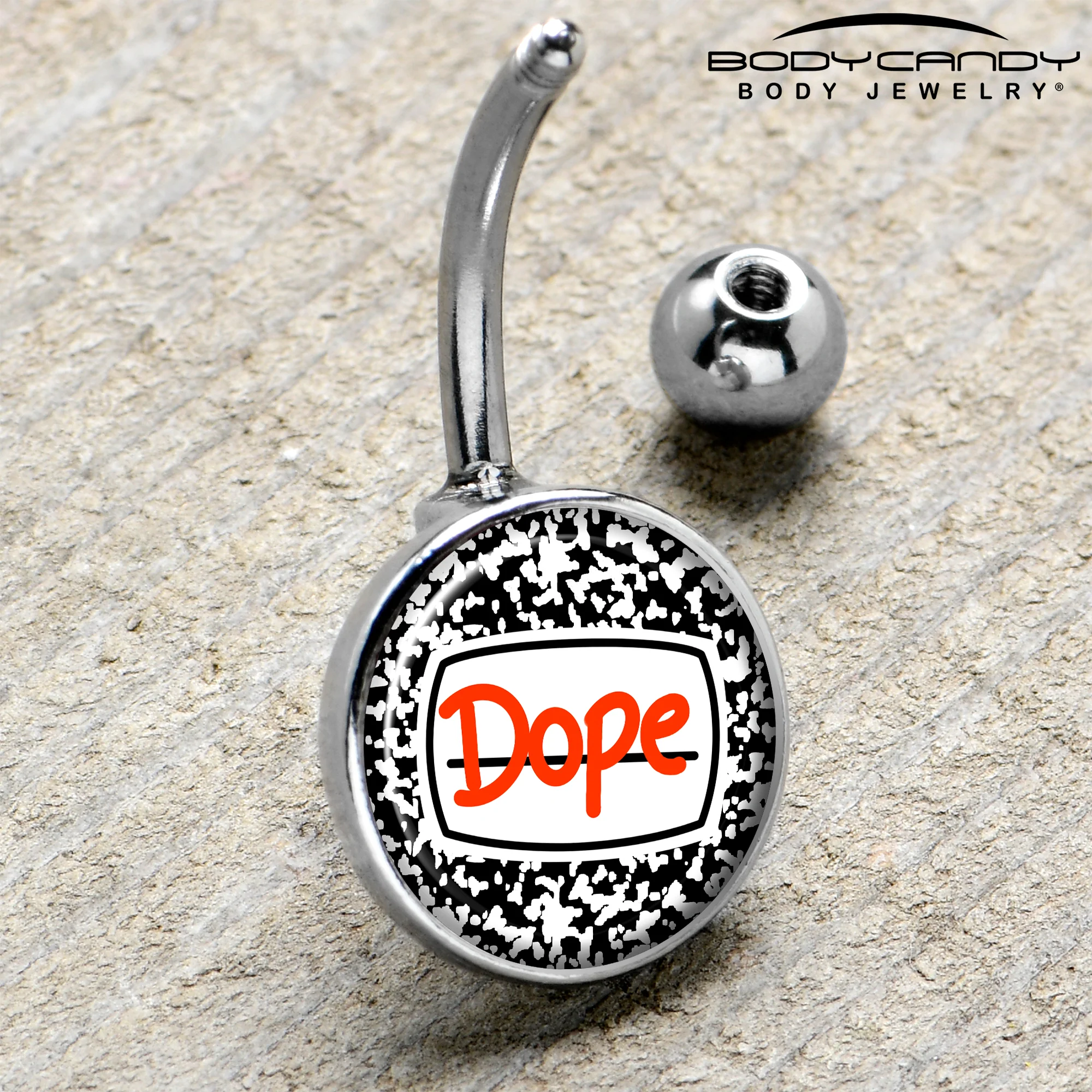 Dope Composition Notebook Belly Ring by Onyx O - Image 4