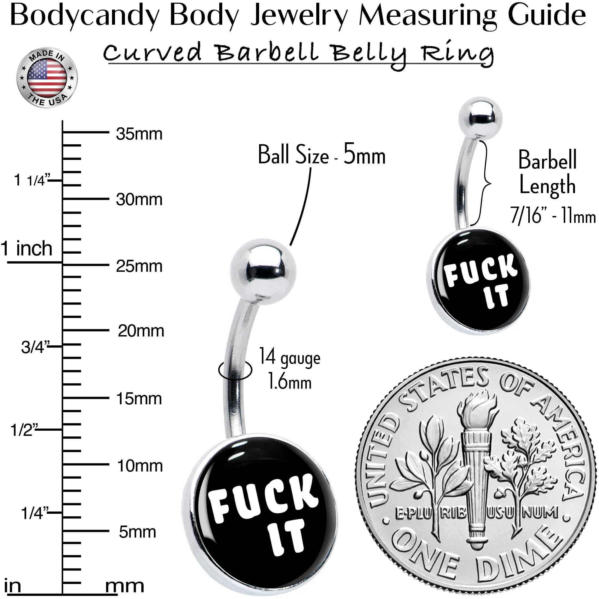 F*ck It Belly Ring - Image 6