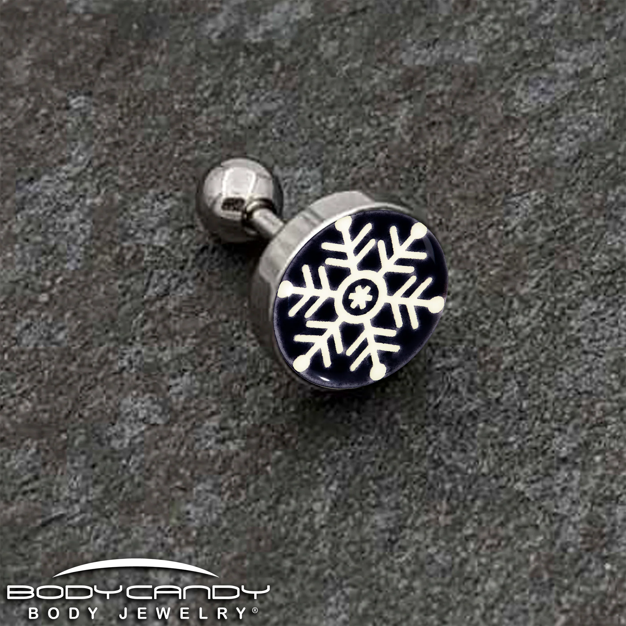 Glow in the Dark Holiday Christmas Tree Tragus Cartilage Earring by Onyx O - Image 5
