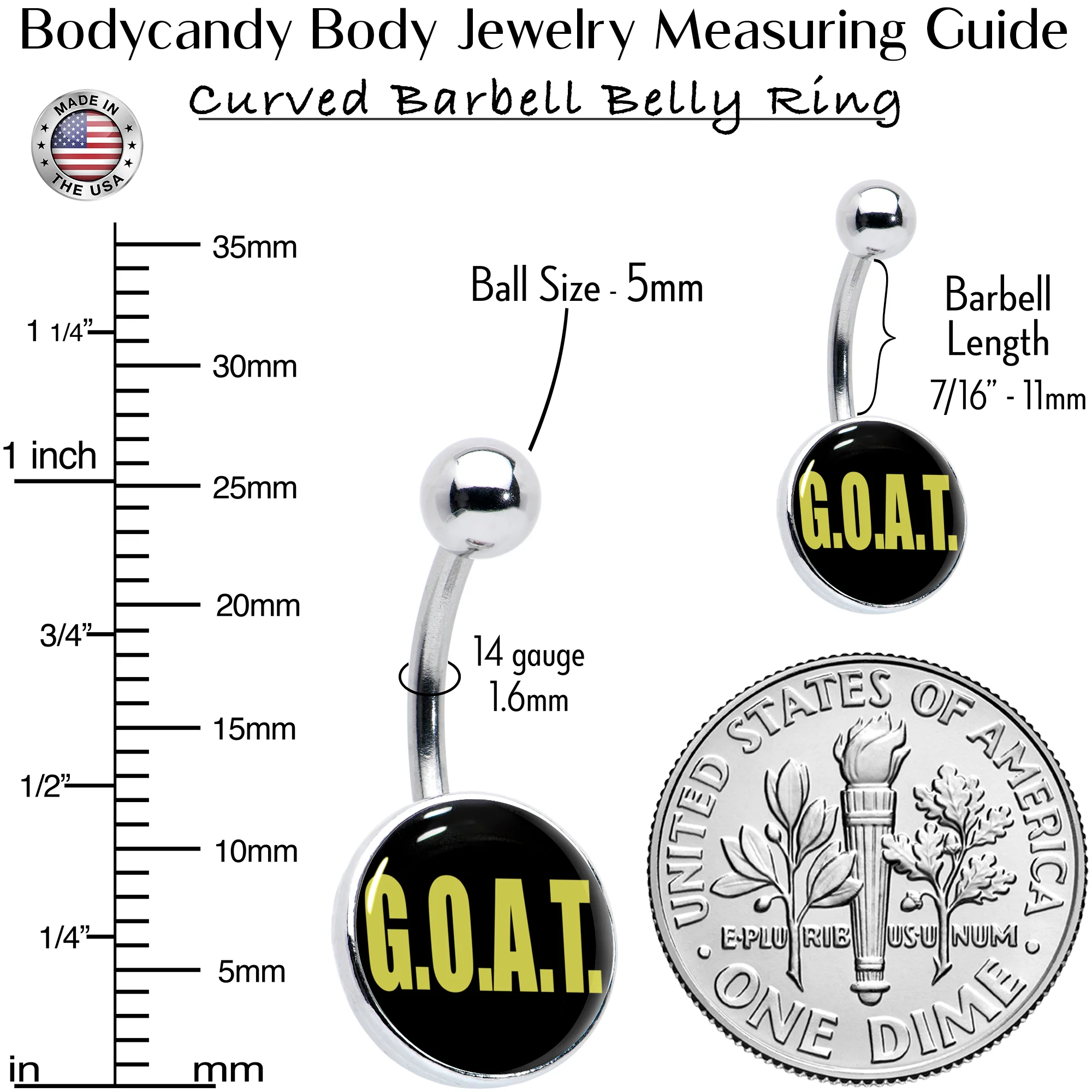 G.O.A.T. Belly Ring by Onyx O - Image 6