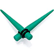 Green Matte Acrylic Straight Taper Set 2G to 00G - Image 12
