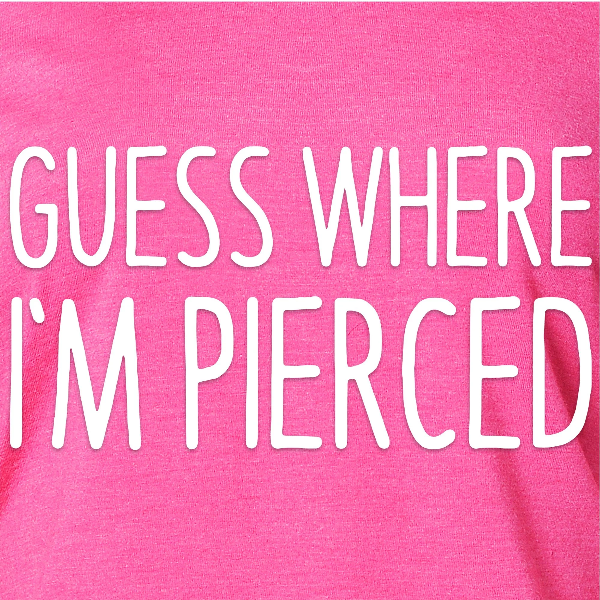 Guess Where I'm Pierced Tapered Long Sleeve Hoodie - Image 5