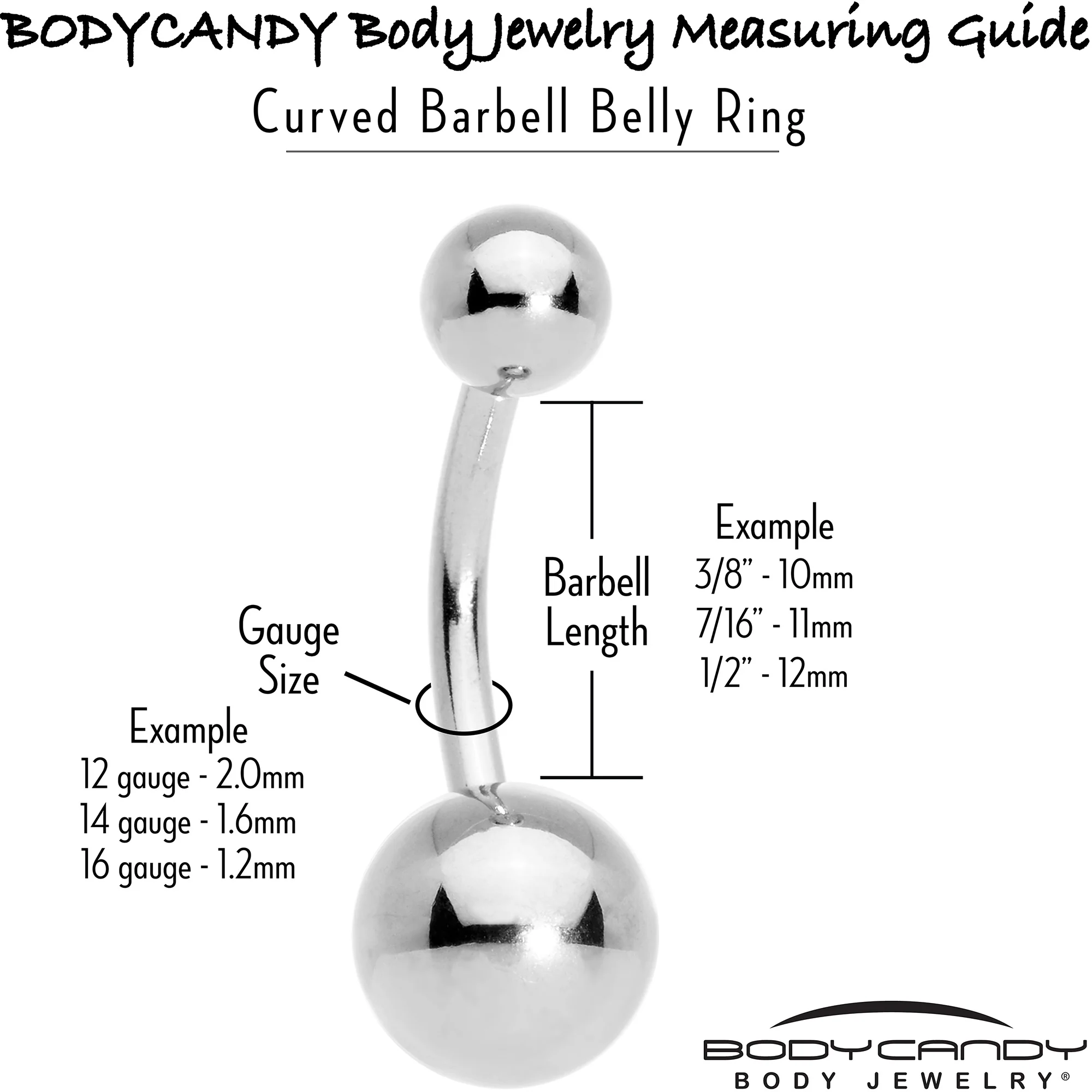 Halloween White Glow in the Dark Ghosts Double Mount Belly Ring - Image 8