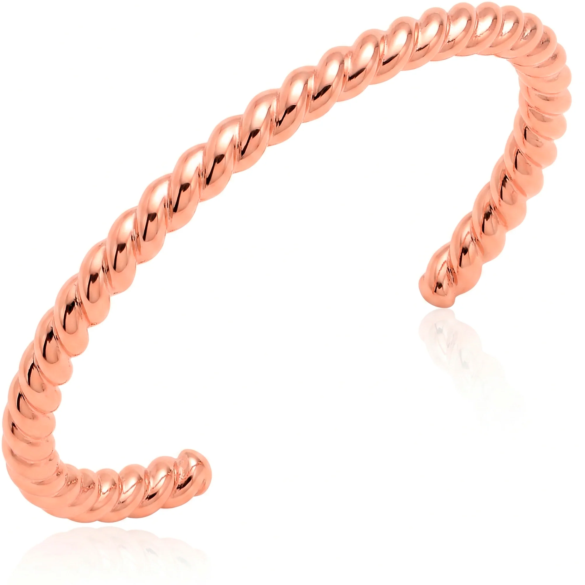 Handcrafted Twisted Band Toe Ring (Adjustable) - Image 3