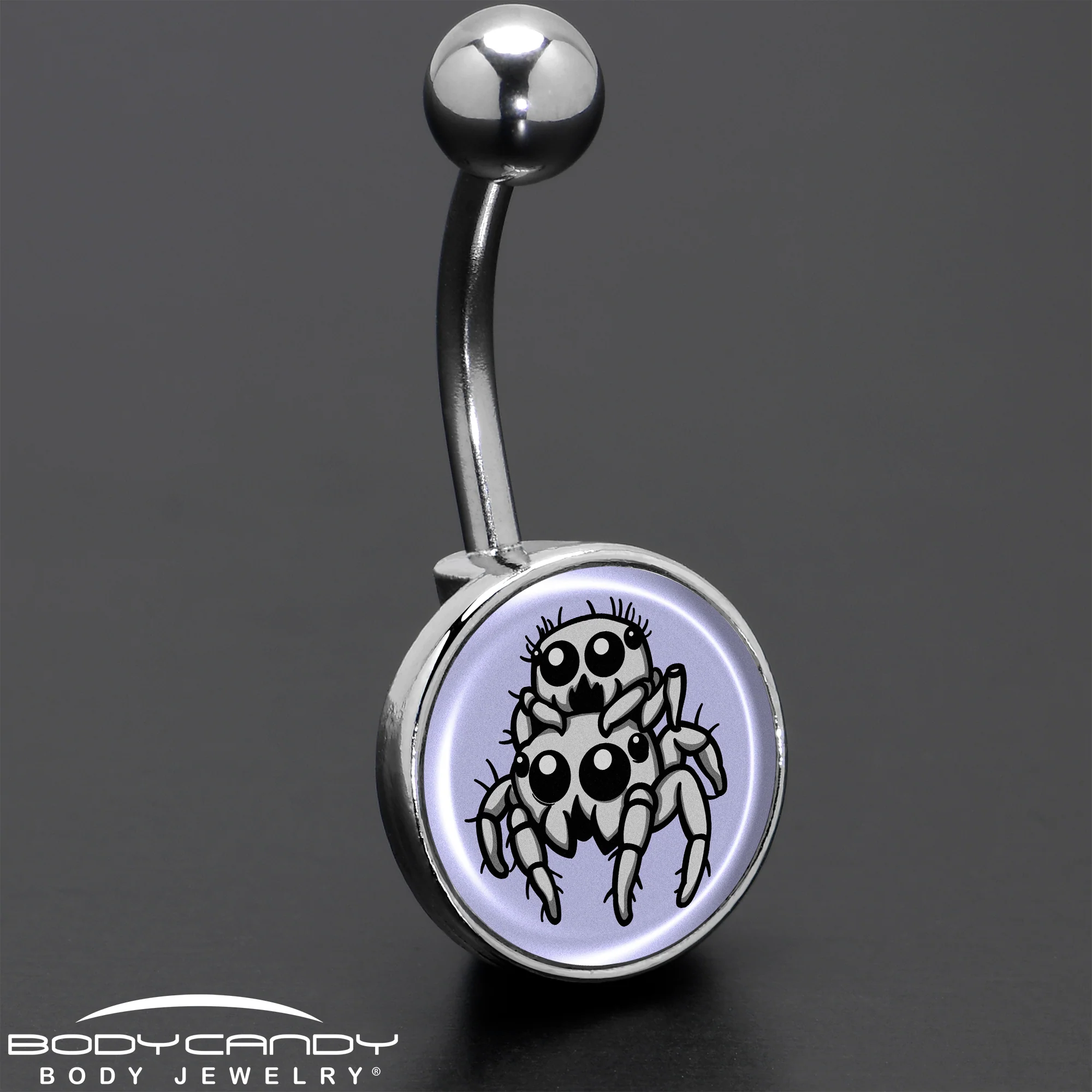 Leaping Leapfrog Spiders Belly Ring by Onyx O - Image 8