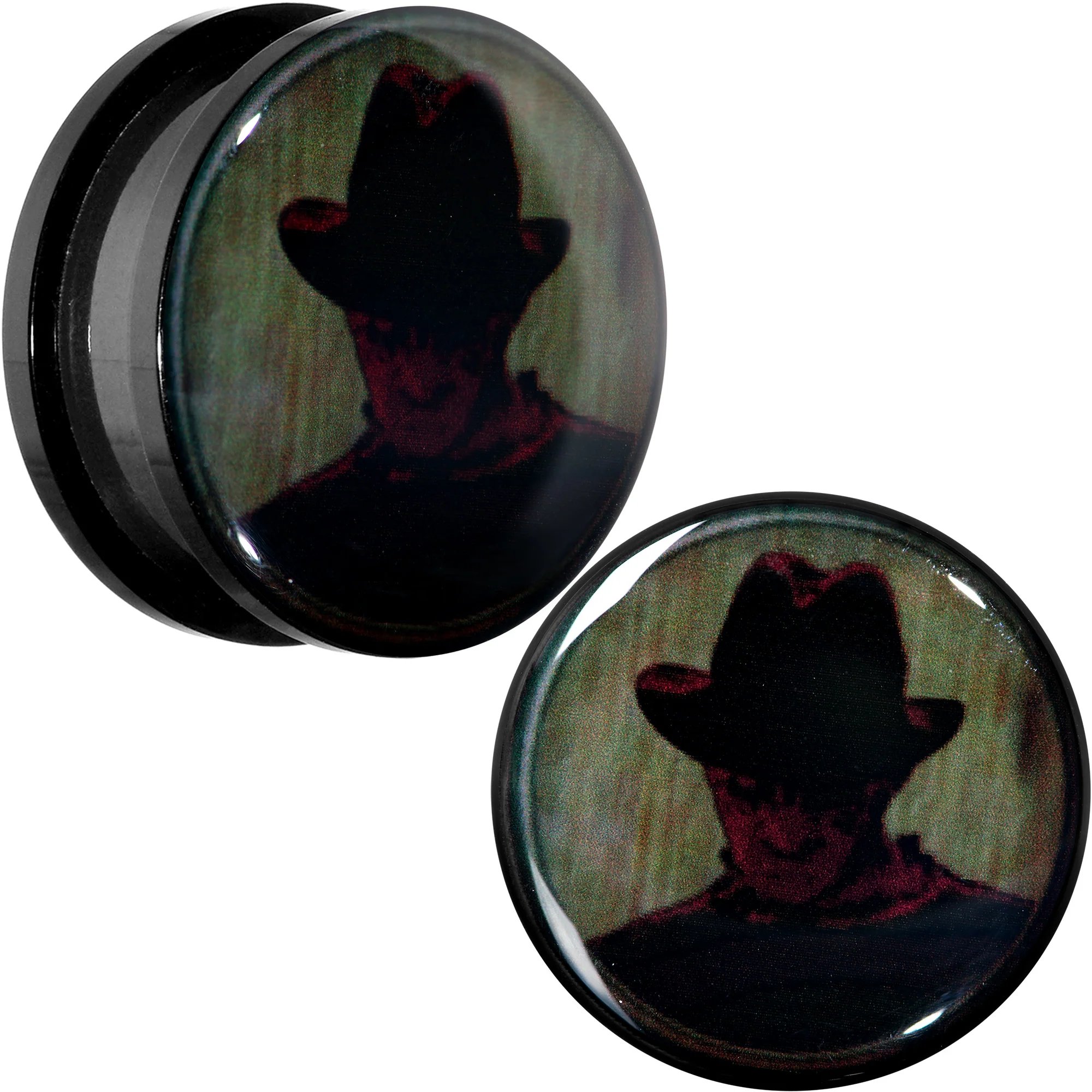 Licensed Nightmare on Elm Street Dark Freddy Screw Fit Plug Set - Image 2