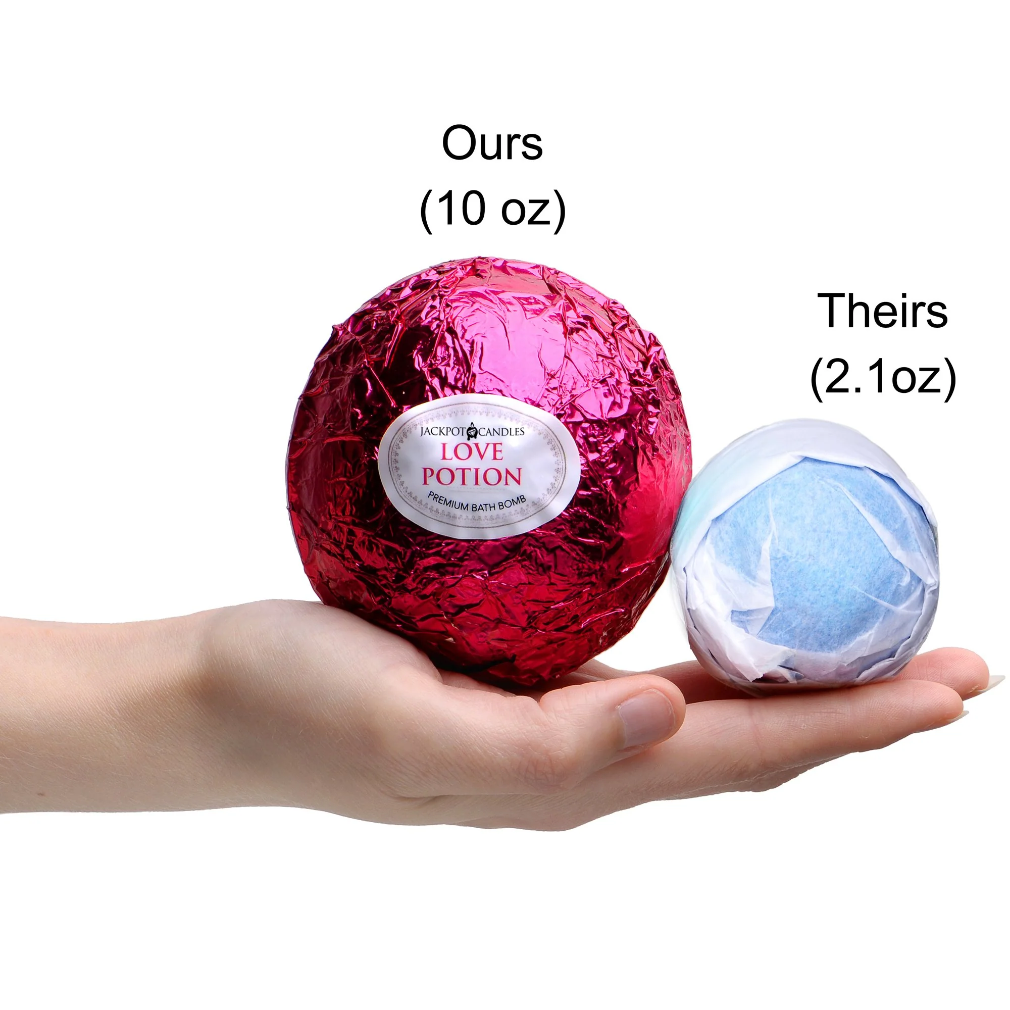 Love Potion Bath Bomb with Jewelry Ring Inside - Image 2