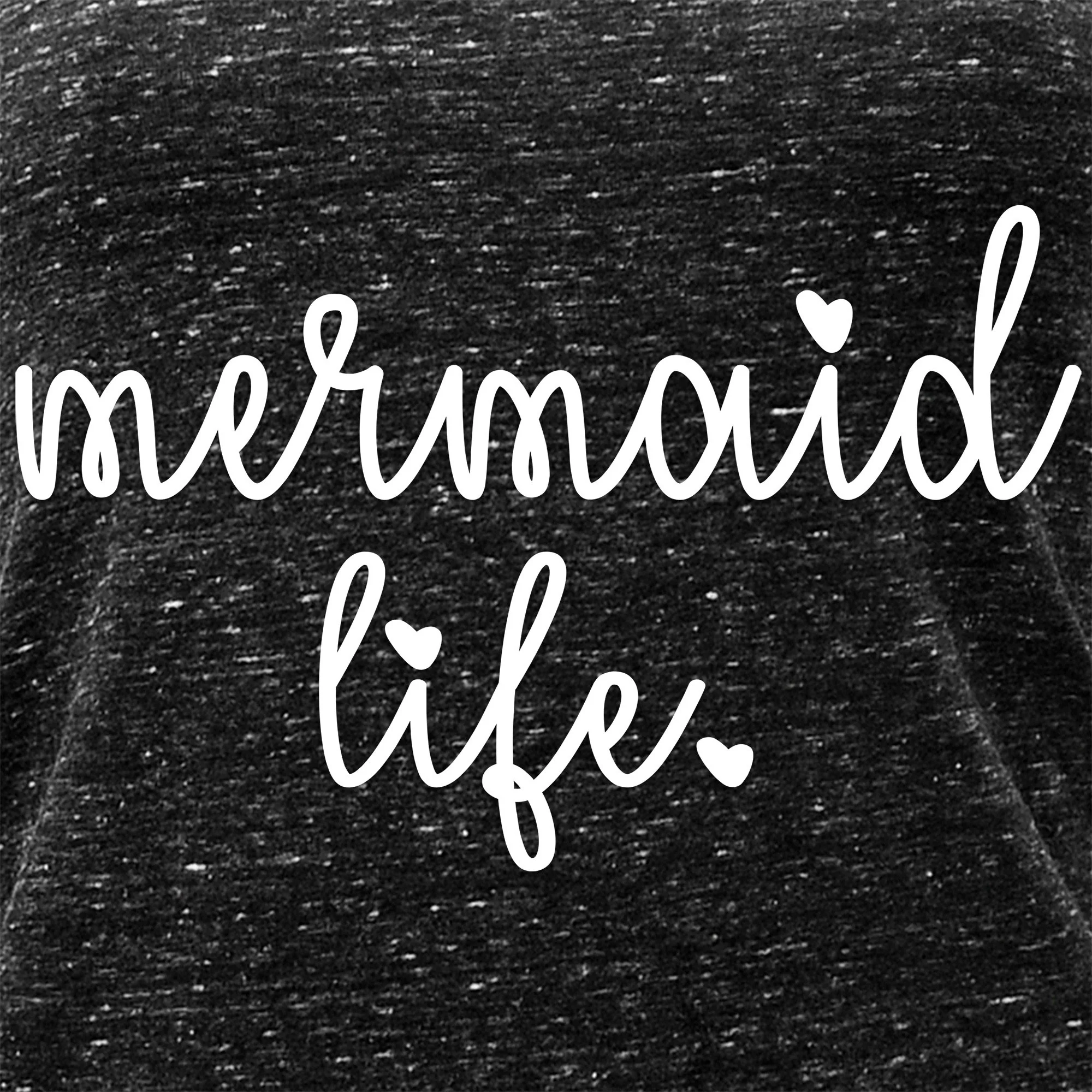 Mermaid Life Black Gray Cosmic Twist Back Tank Top - Image 2