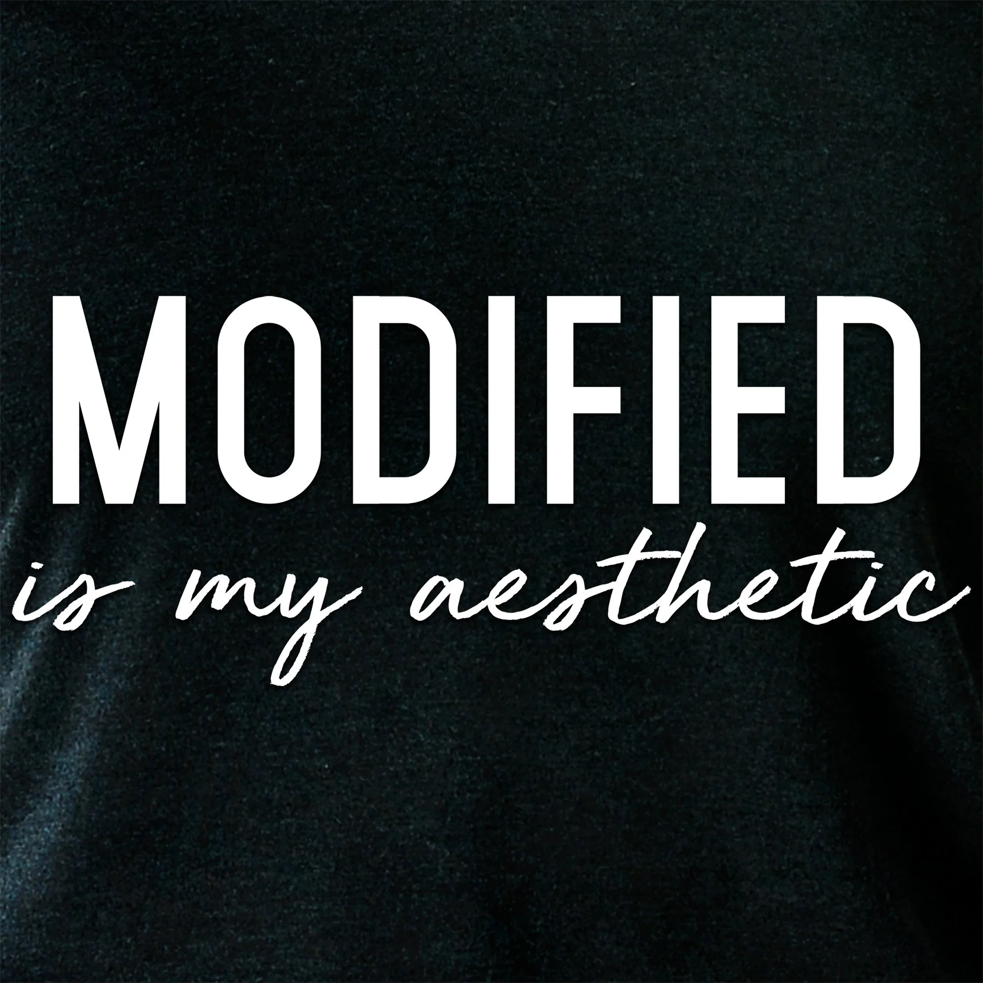 Modified is my Aesthetic  Tapered Long Sleeve Hoodie - Image 5