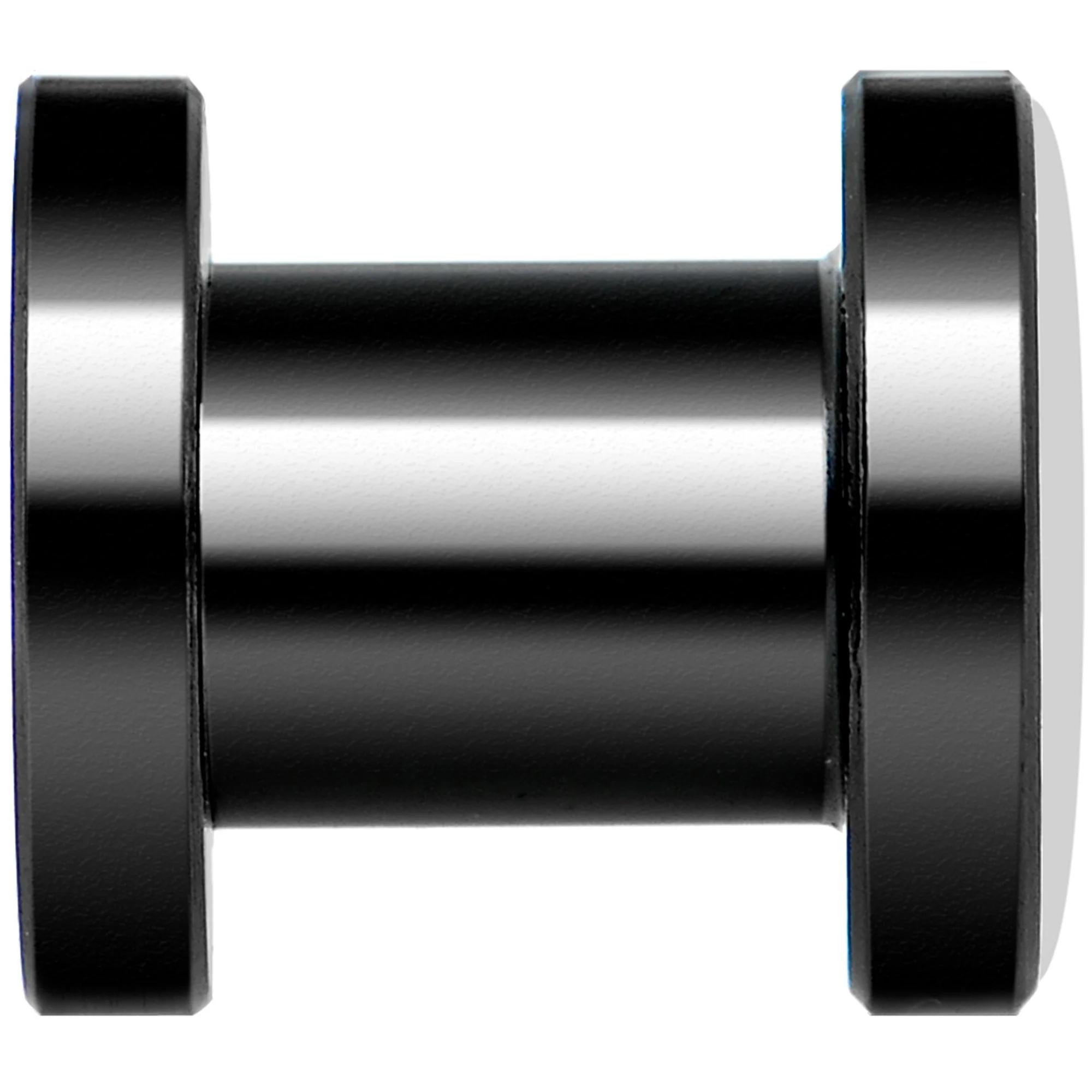 Pink Black Radiant Cross Black Anodized Screw Fit Plug Set 2G - Image 3