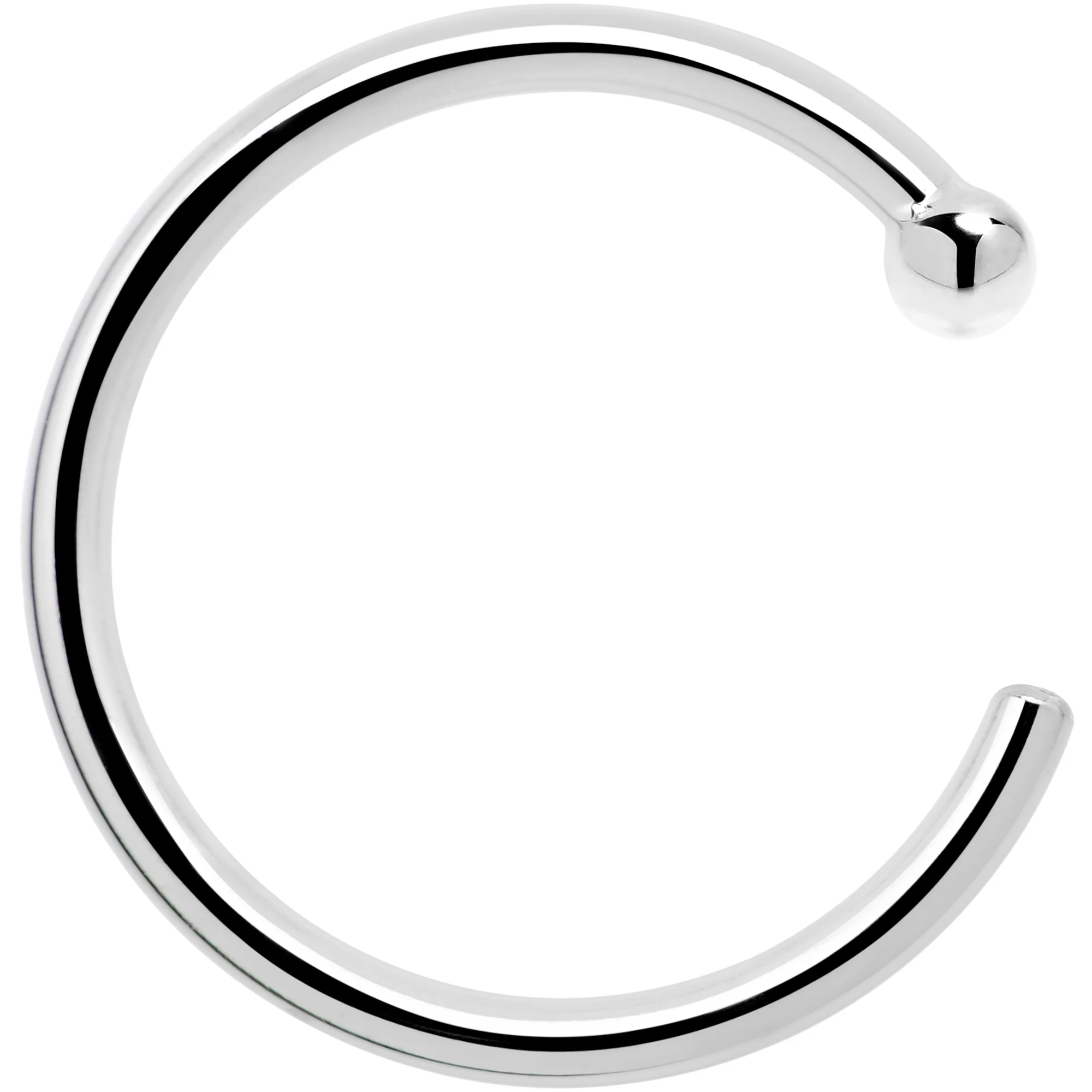Real Platinum Nose Hoop - Hypoallergenic & Luxurious - Image 13