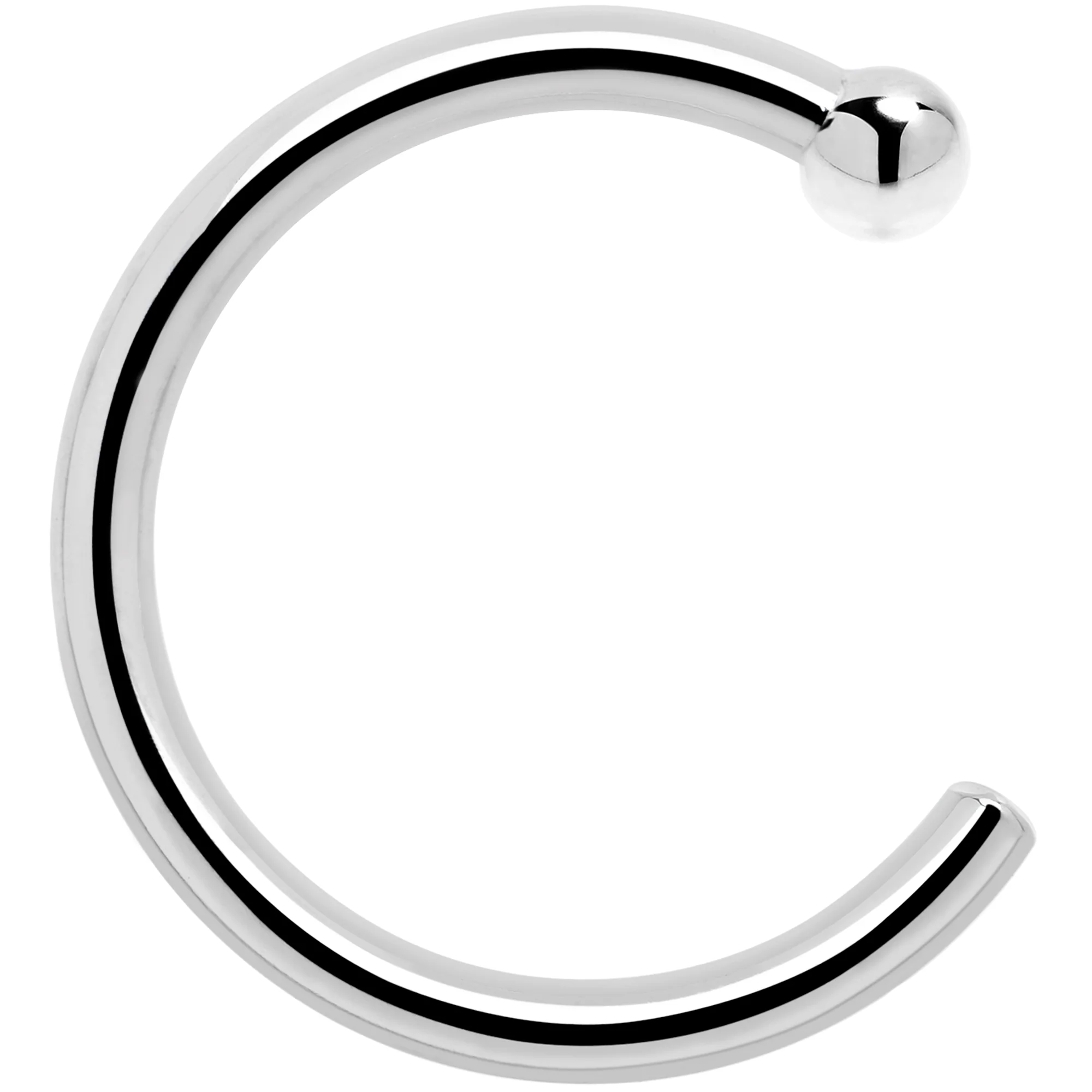 Real Platinum Nose Hoop - Hypoallergenic & Luxurious - Image 9