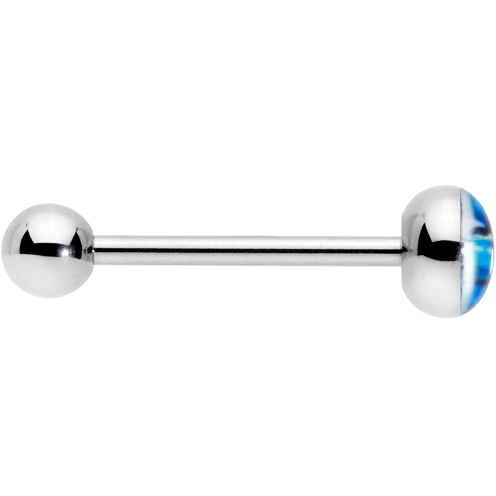 Rainbow Lips Barbell Tongue Ring - Image 3